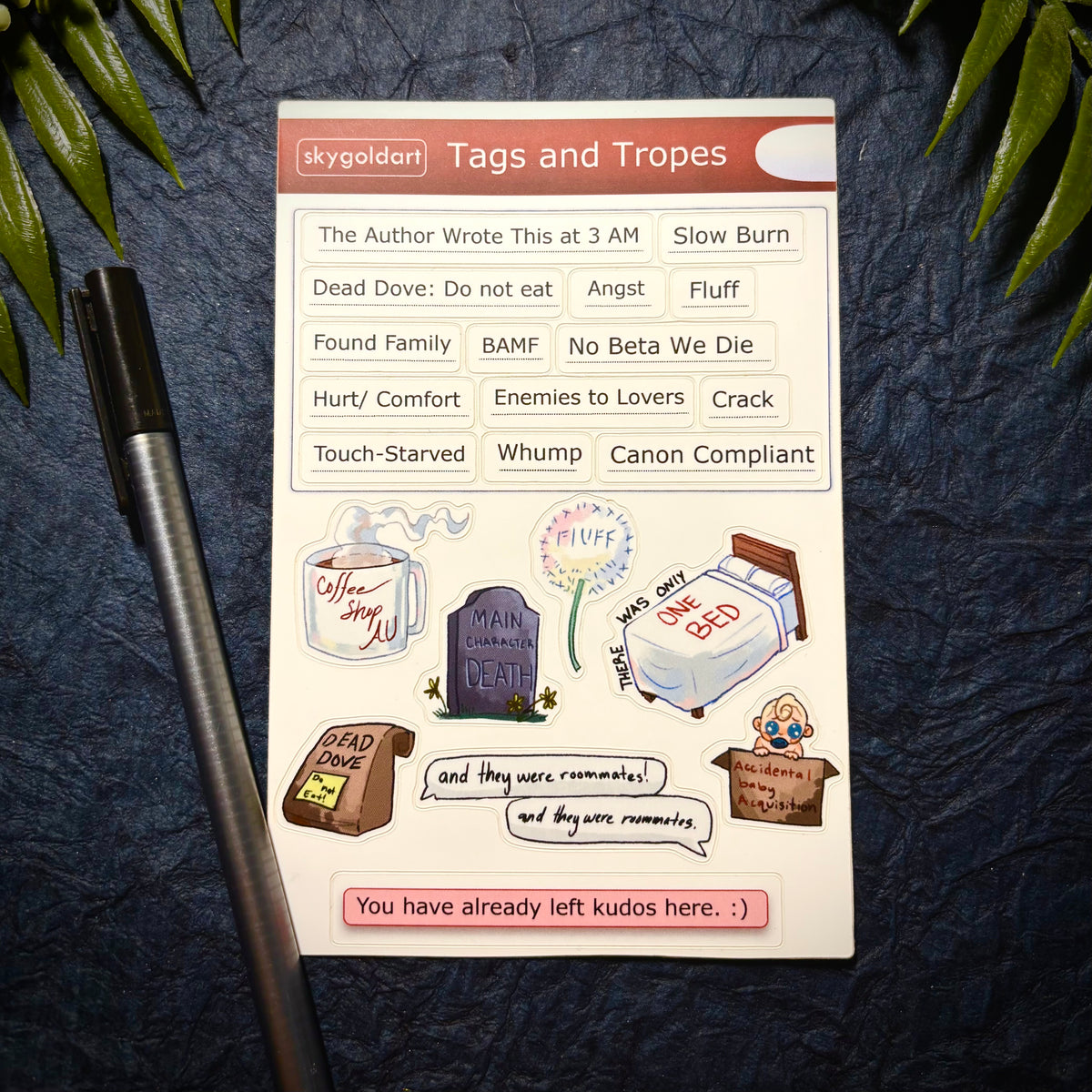 Tags and Tropes - Sticker Sheet