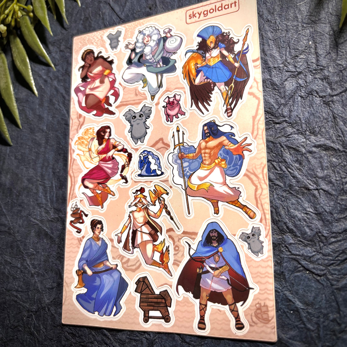 Odyssey Greek Gods - Epic - 4x6 Vinyl Sticker Sheet