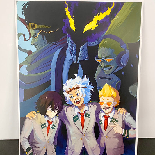 Rooftop Trio  - Art Print
