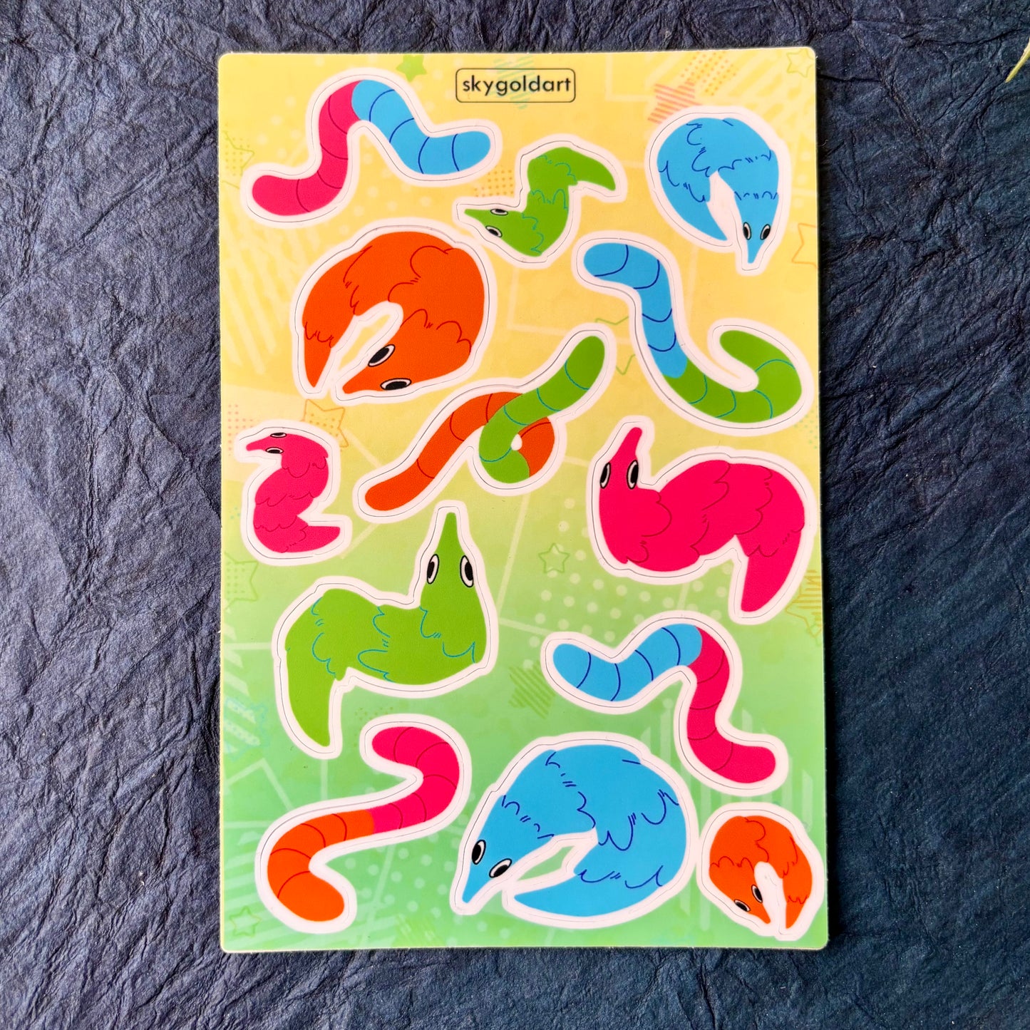 Silly Worms | Sticker Sheet