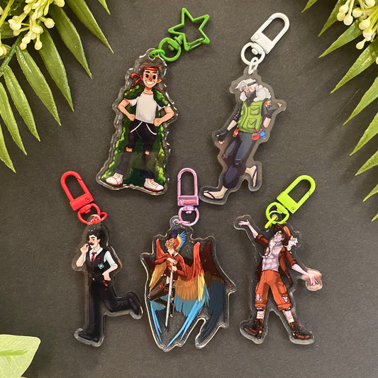 Hermits - Keychain - Grain | Scar | Mumbo | Etho| Bdubs