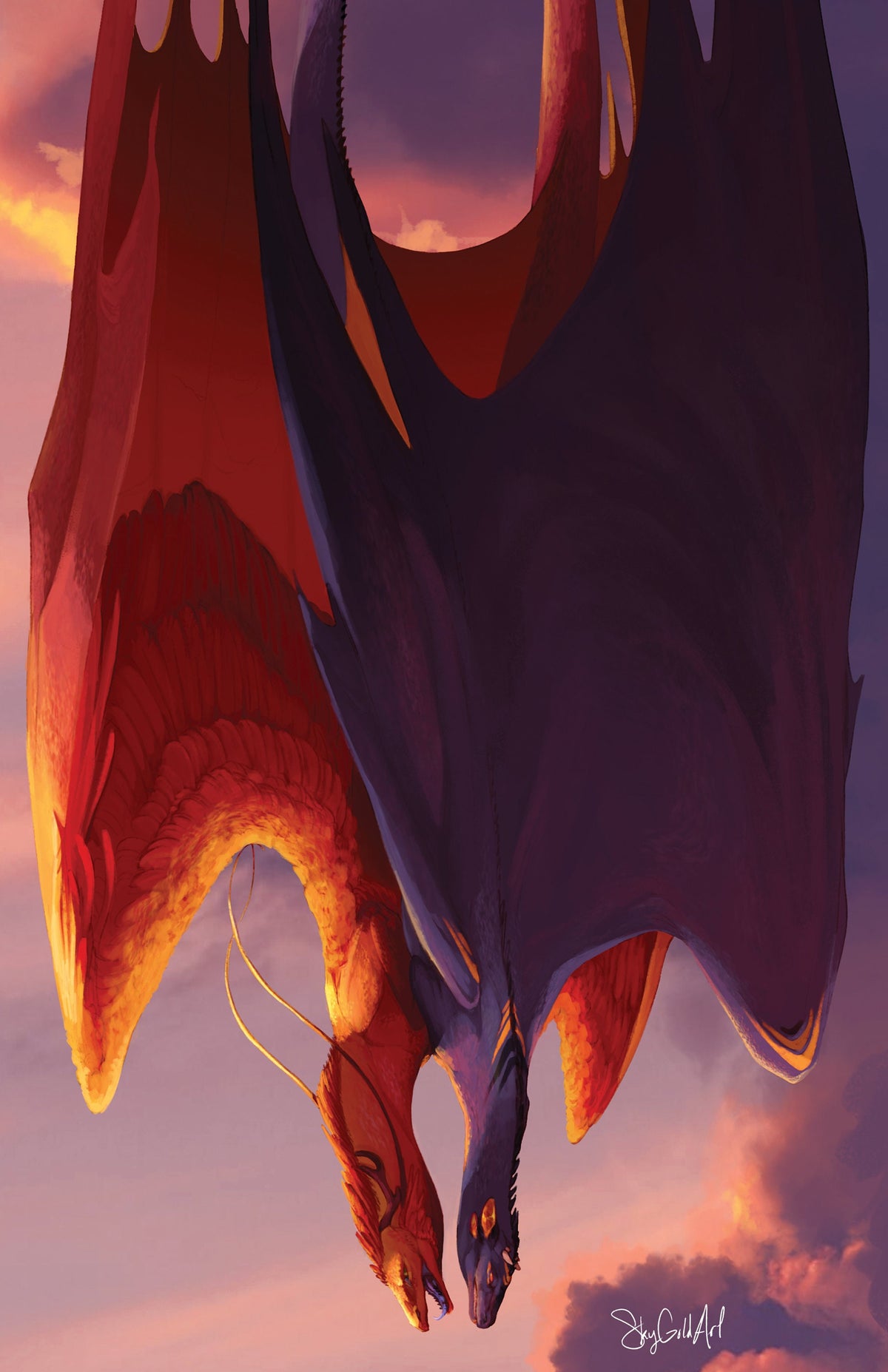 Sky Dive - Art Print