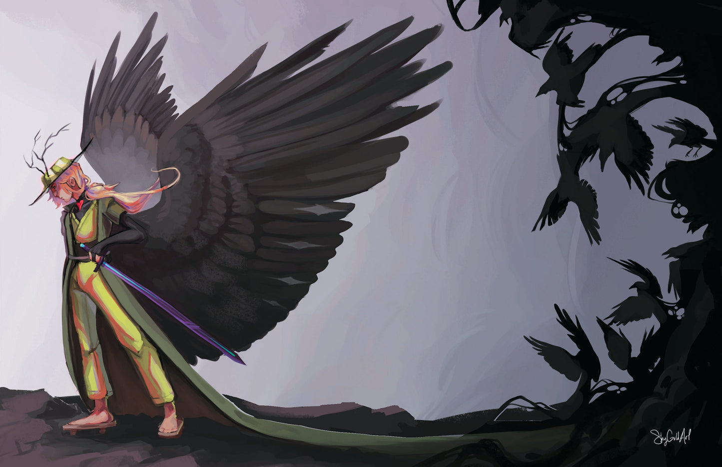 Crowza - Art Print