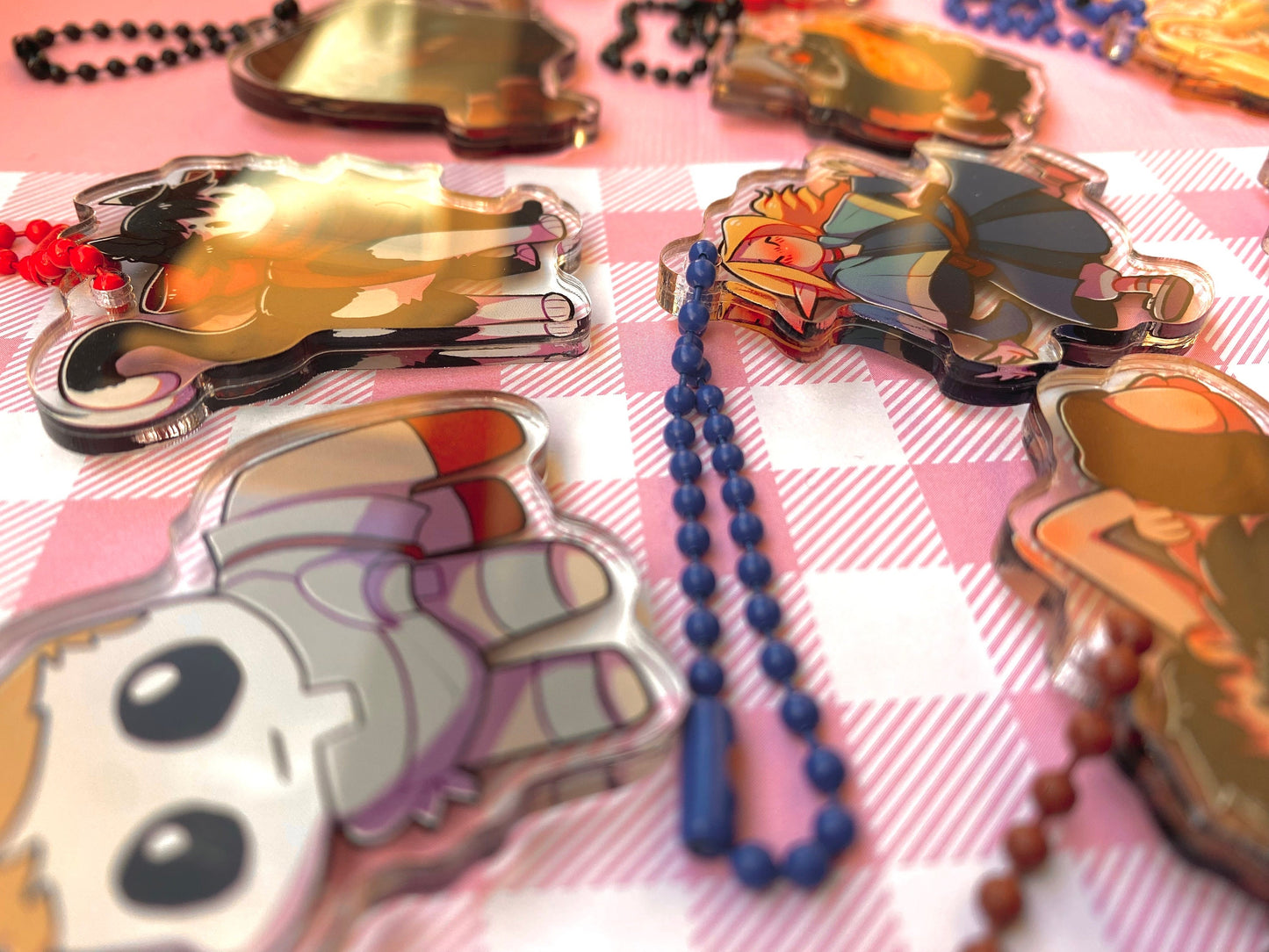 Dun Meshi Mini Phone Charm Keychains