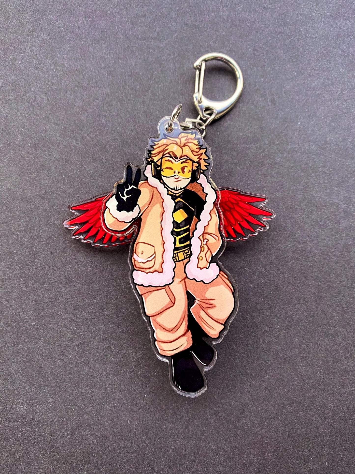 Grain | Angel Devil | Hawks | Vash | Philza - Flapping Acrylic Keychains