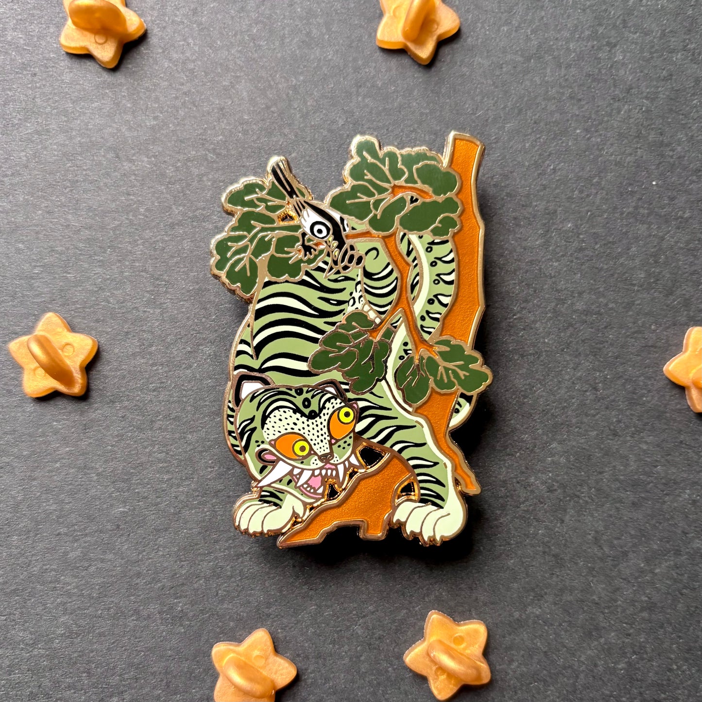 Blue Tiger Minhwa | Enamel Pin