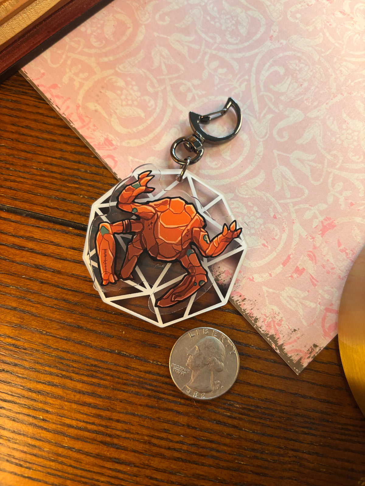 Spinning Eridian Acrylic Keychain