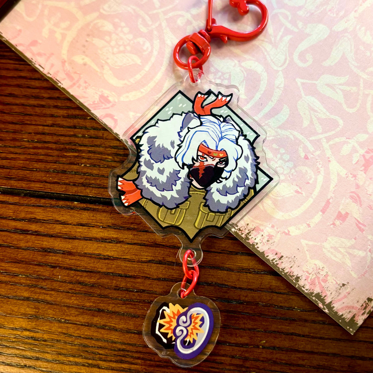 Fox and Flint Acrylic Keychain