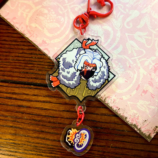 Fox and Flint Acrylic Keychain