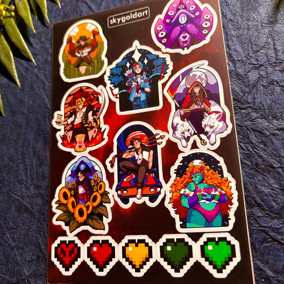 Celestial Winners - Life Series 4x6 Vinyl Sticker Sheet