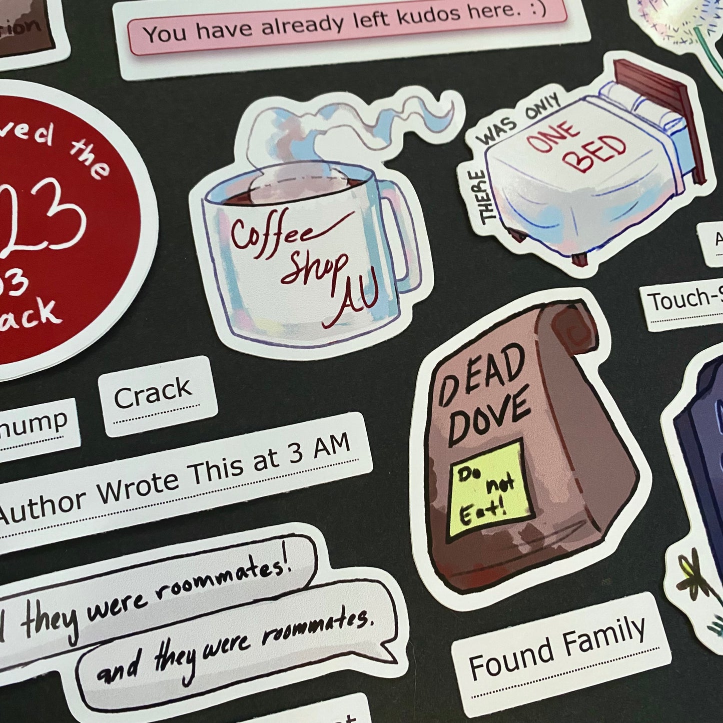 Tags and Tropes Sticker Pack