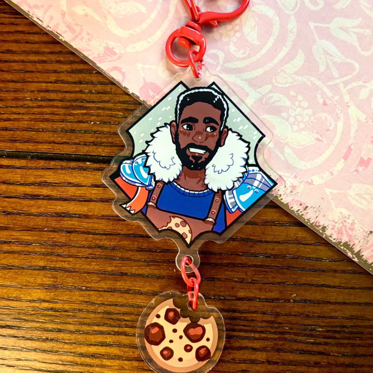 Guardian and Cookie Acrylic Keychain