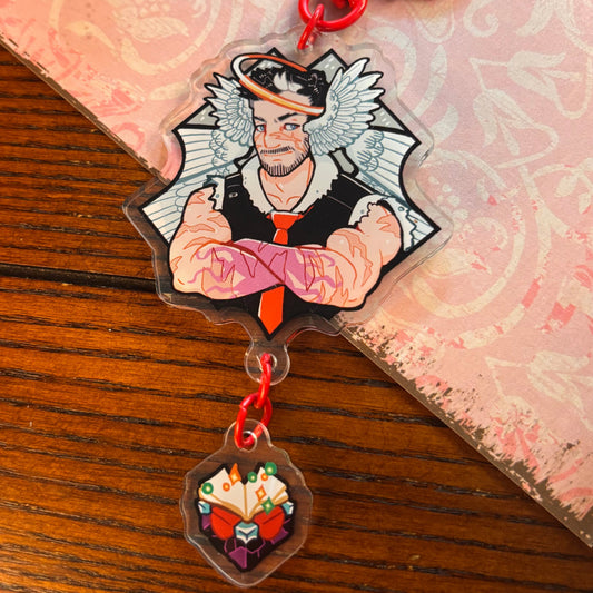 Angel and Enchanter Acrylic Keychain