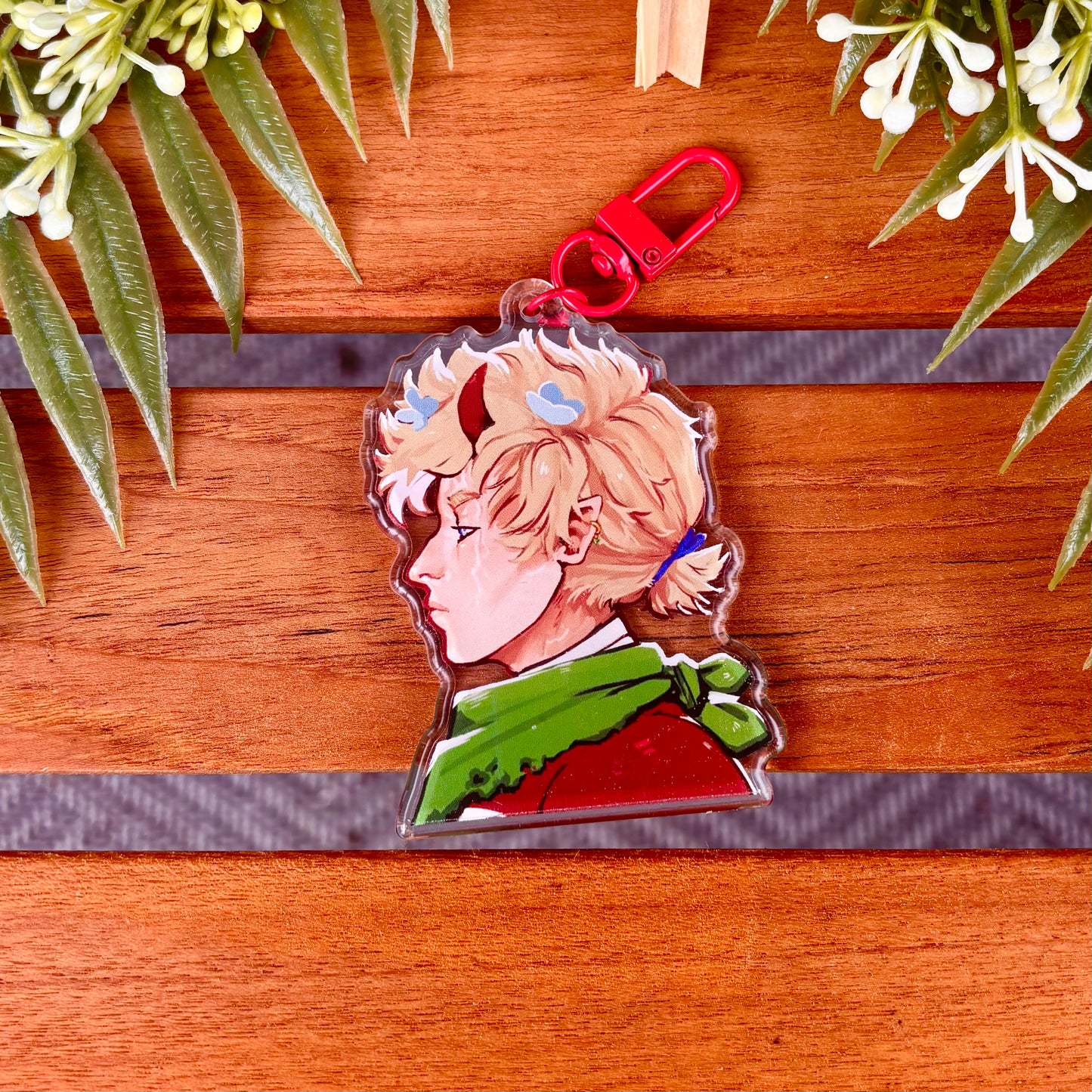 Acrylic DSMP Headshot Keychains | Tommy Tubbo Ranboo Technoblade Philza Dream