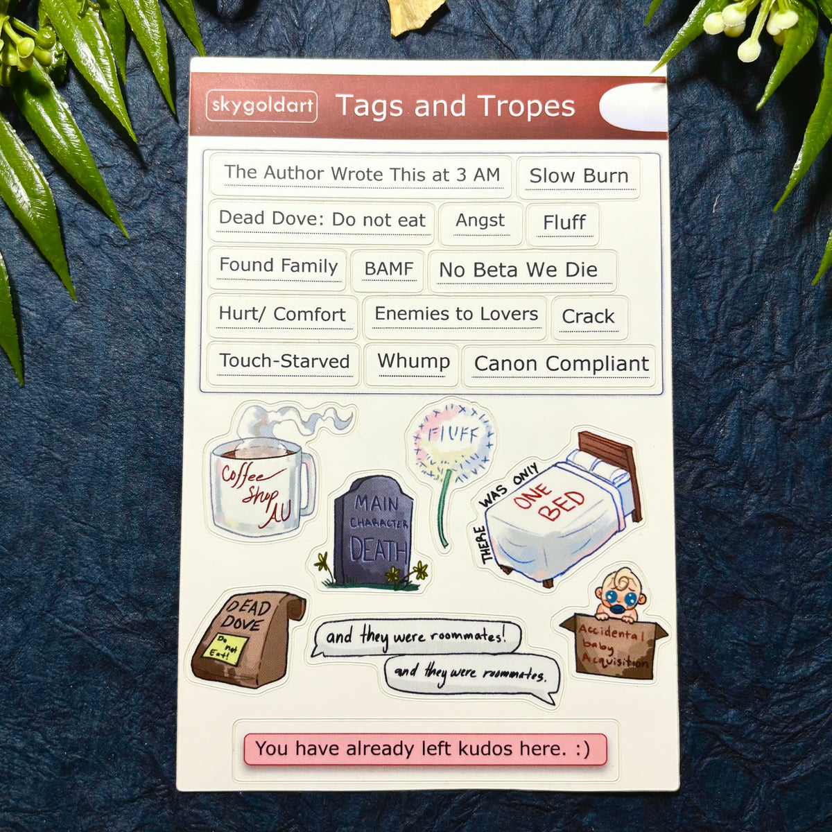 Tags and Tropes - Sticker Sheet