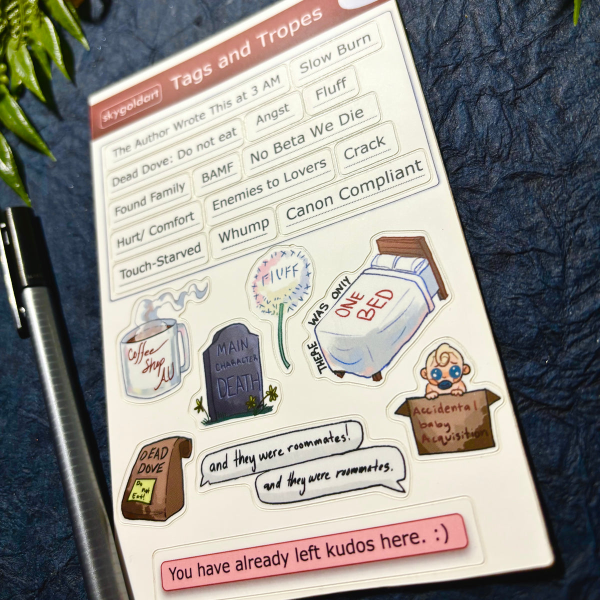 Tags and Tropes - Sticker Sheet