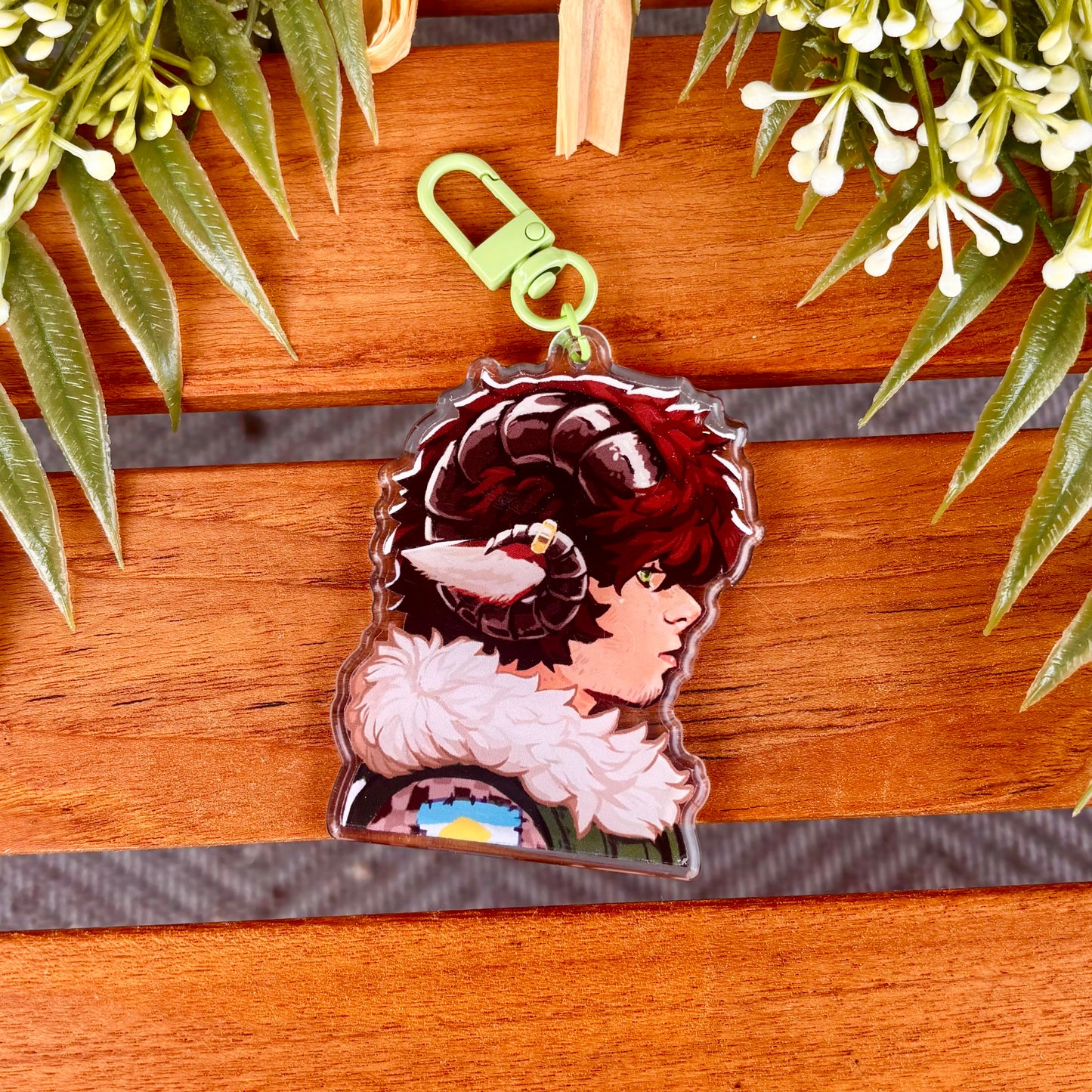 Acrylic DSMP Headshot Keychains | Tommy Tubbo Ranboo Technoblade Philza Dream