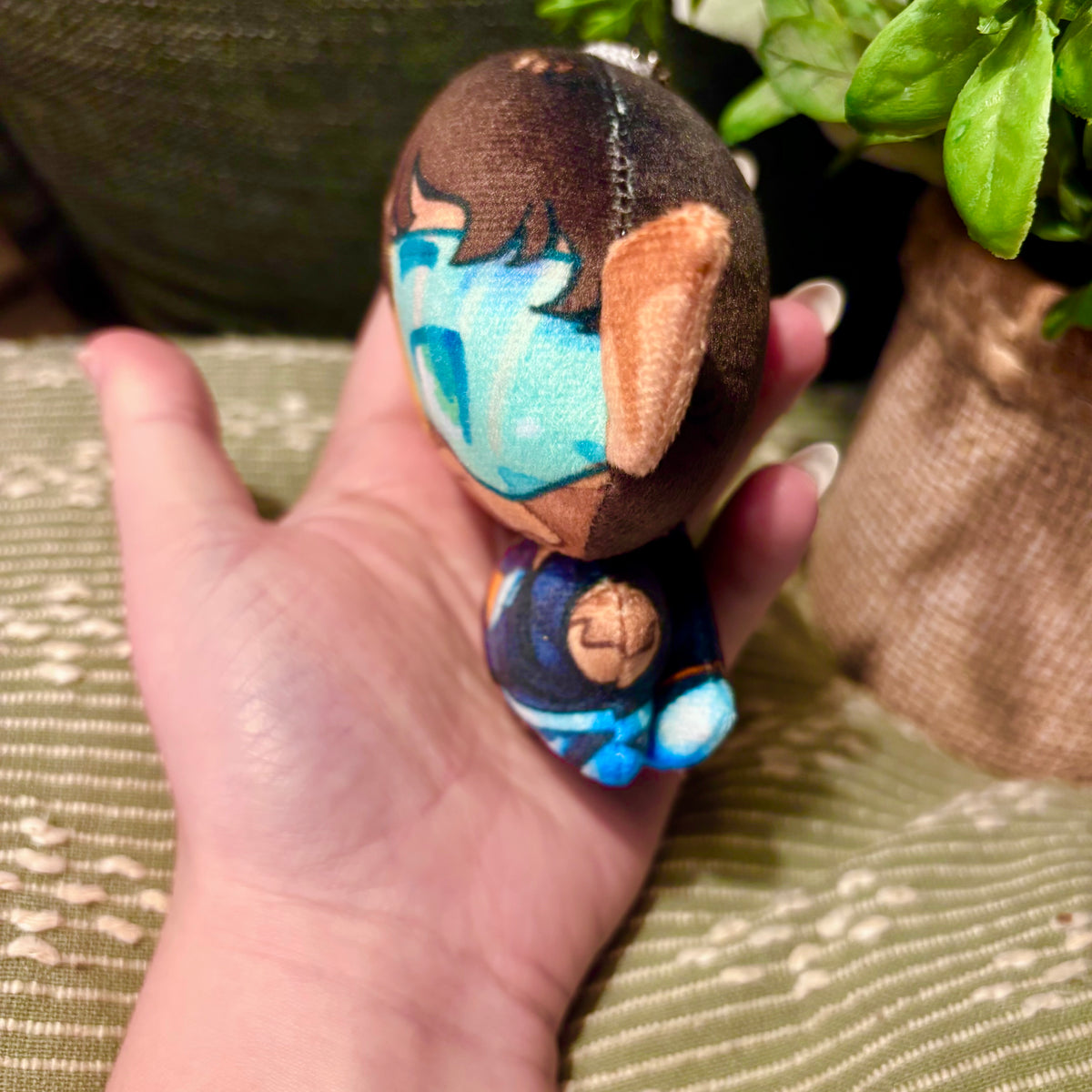 hOT gUy Superhero Plush Keychain