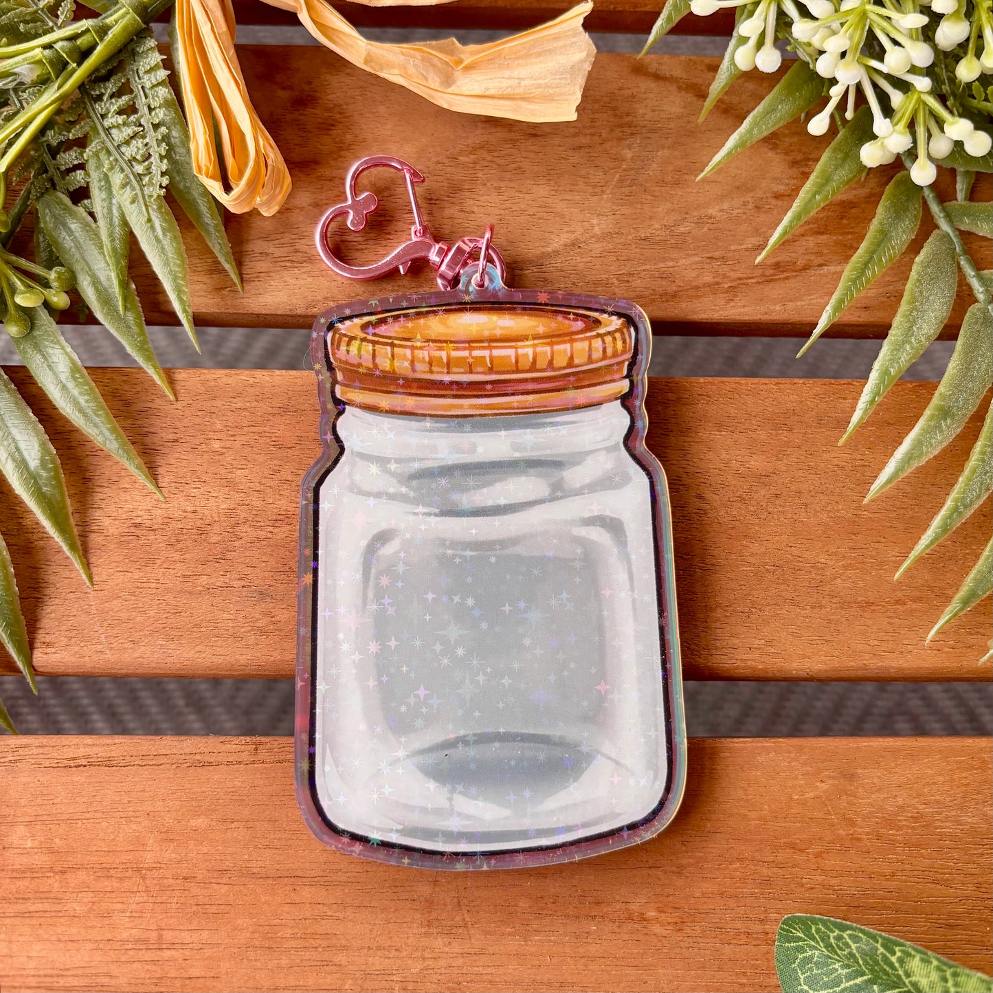 Pony Jar - Rainbow Shaker Keychain