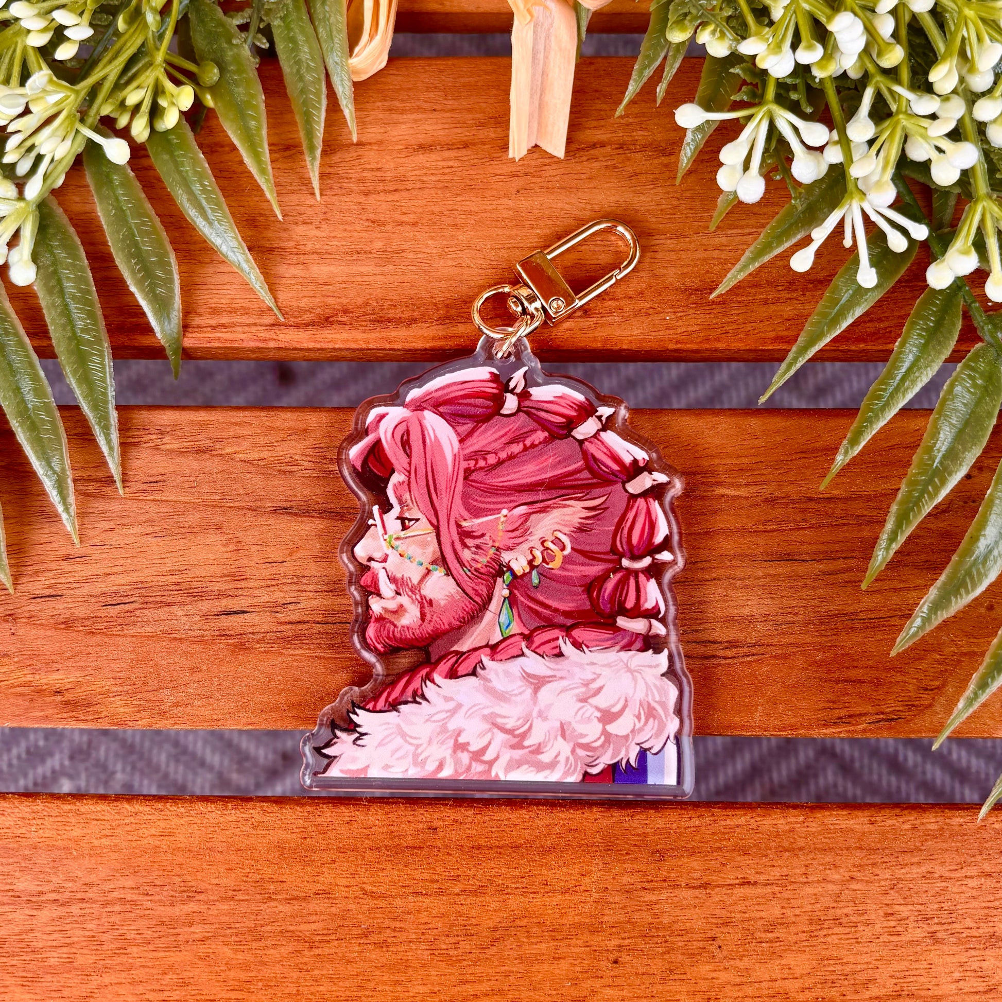 Acrylic DSMP Headshot Keychains | Tommy Tubbo Ranboo Technoblade Philza Dream