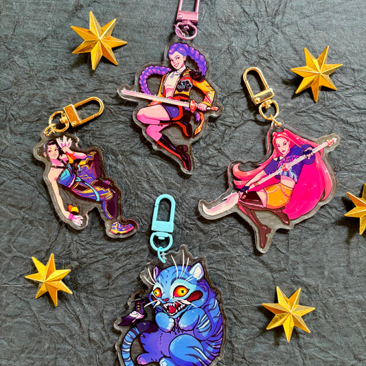 Kpop Hunter Girls Tiger | Acrylic Keychains