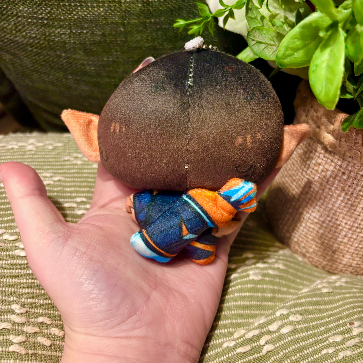 hOT gUy Superhero Plush Keychain