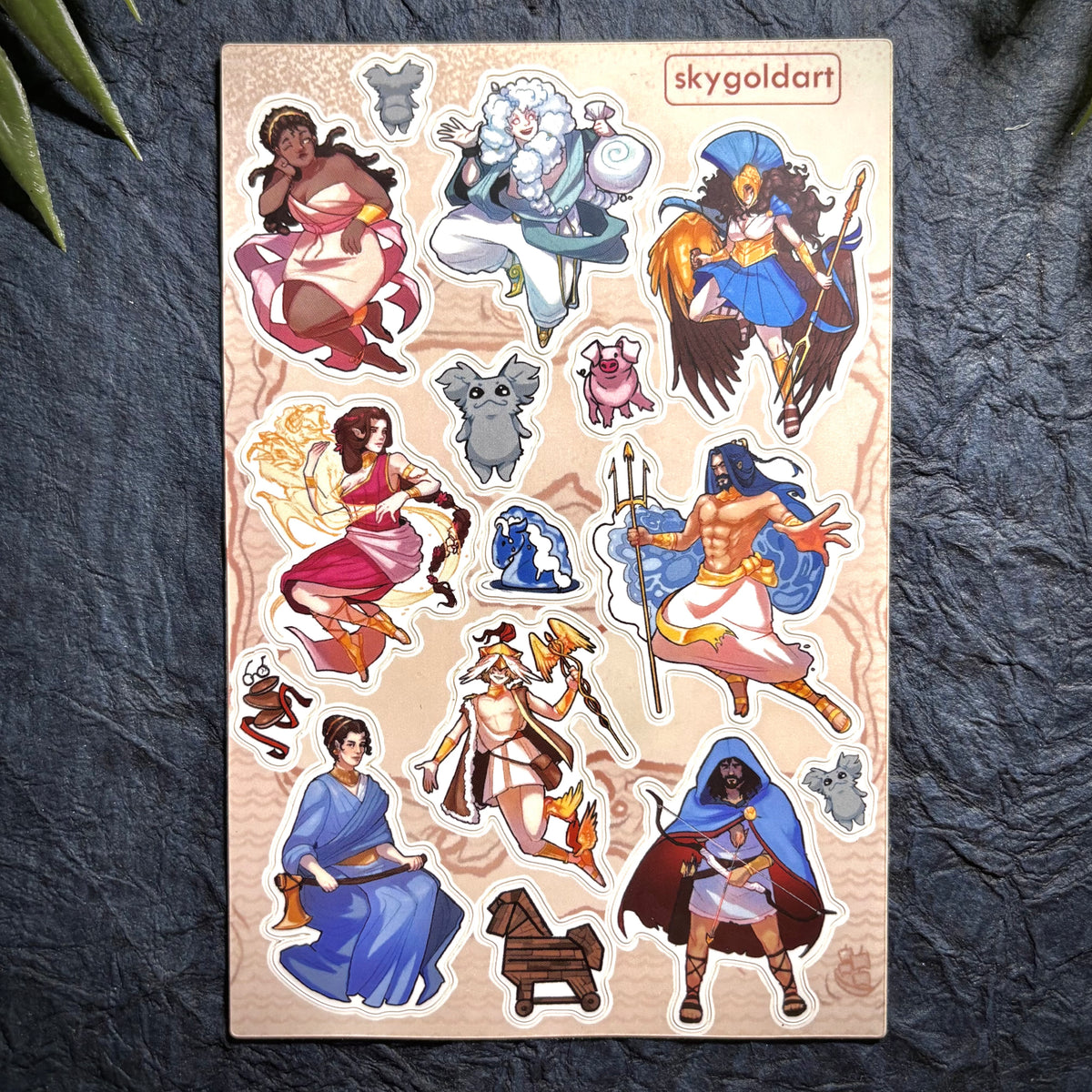 Odyssey Greek Gods - Epic - 4x6 Vinyl Sticker Sheet