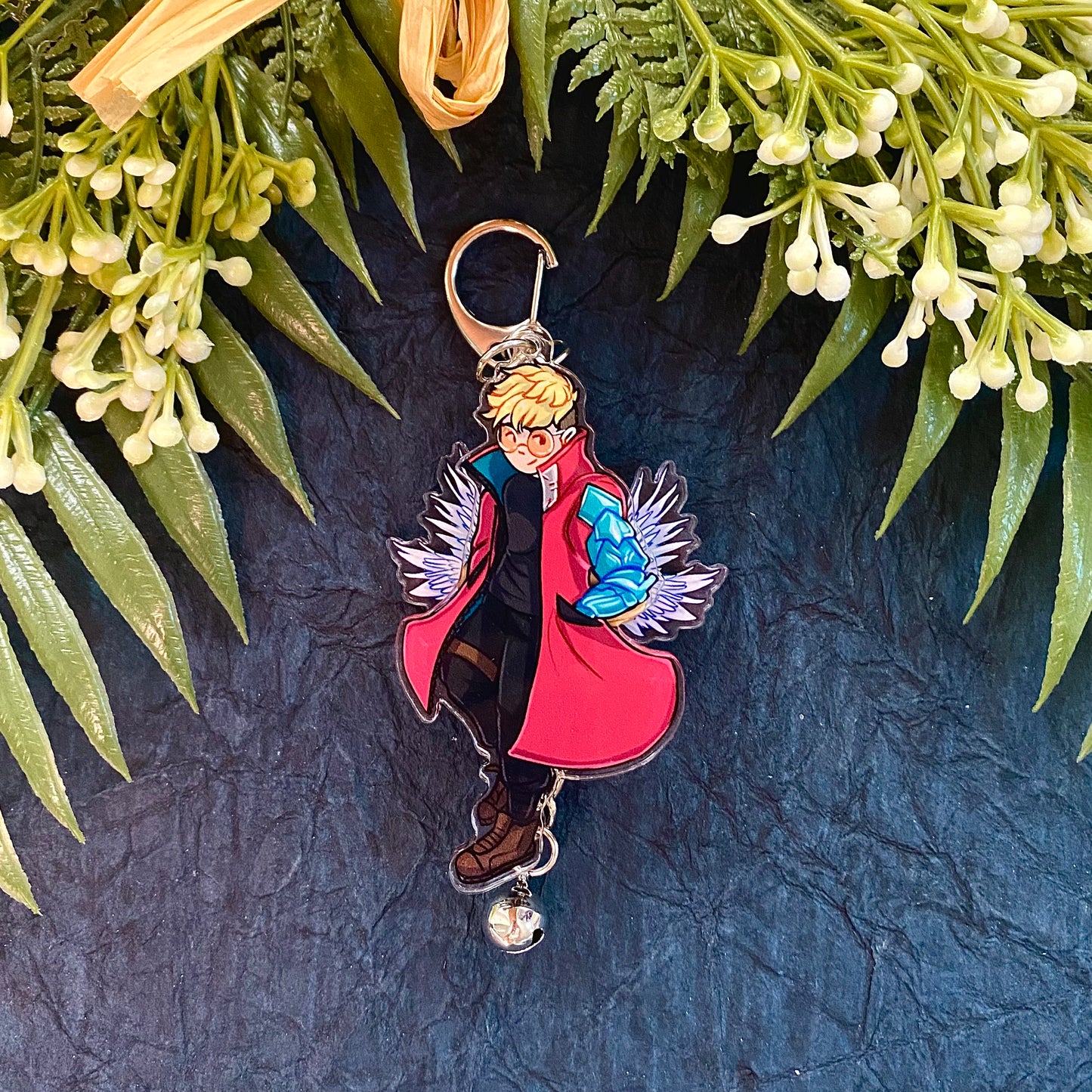 Grain | Angel Devil | Hawks | Vash | Philza - Flapping Acrylic Keychains Vash
