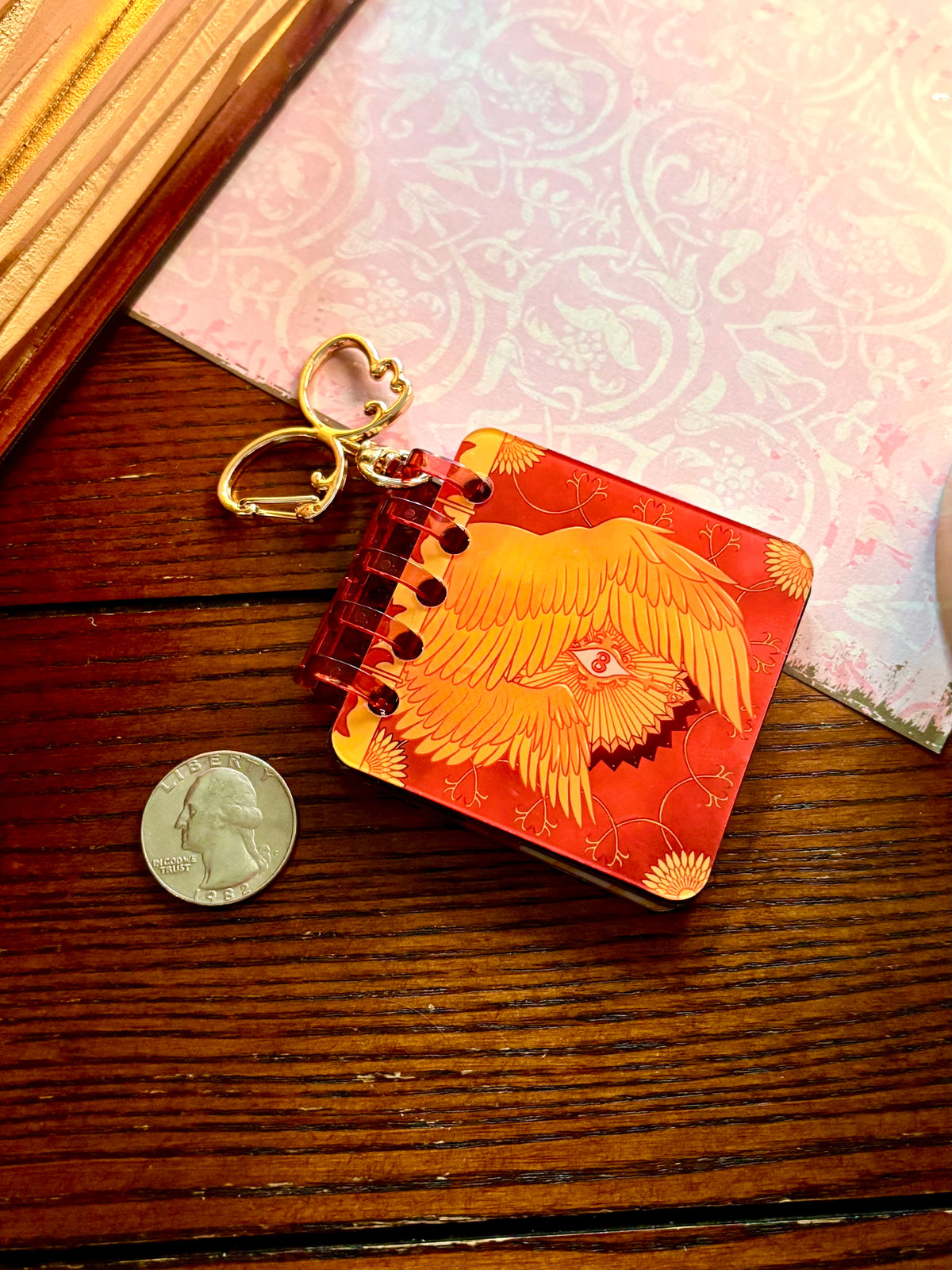 Thistle Book - Keychain