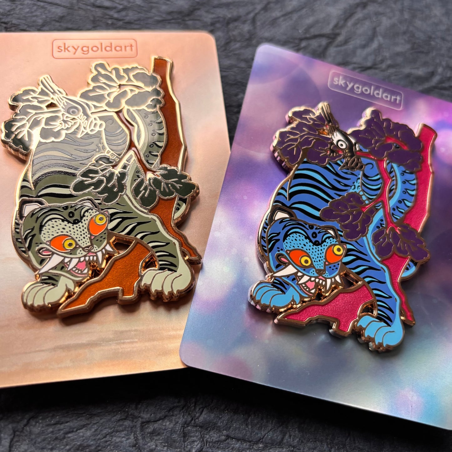 Blue Tiger Minhwa | Enamel Pin