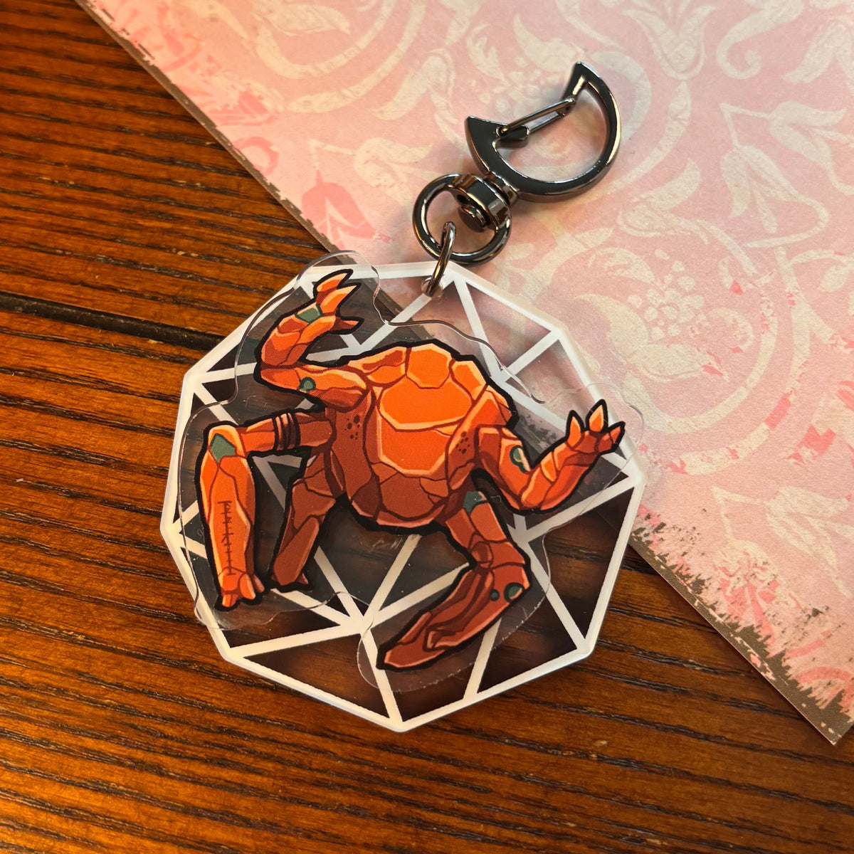 Spinning Eridian Acrylic Keychain