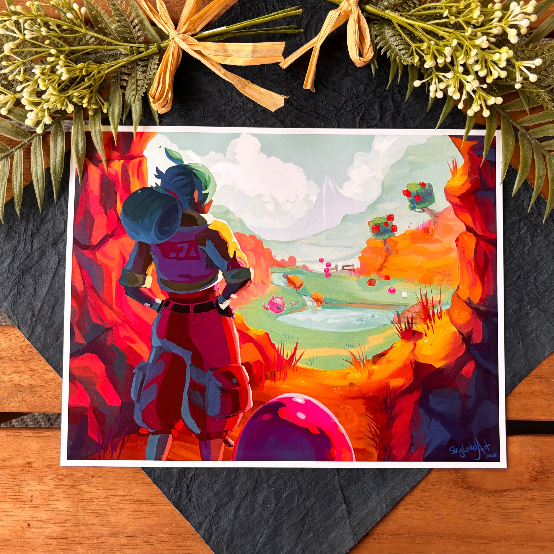 The far, far range | Slime Rancher Print