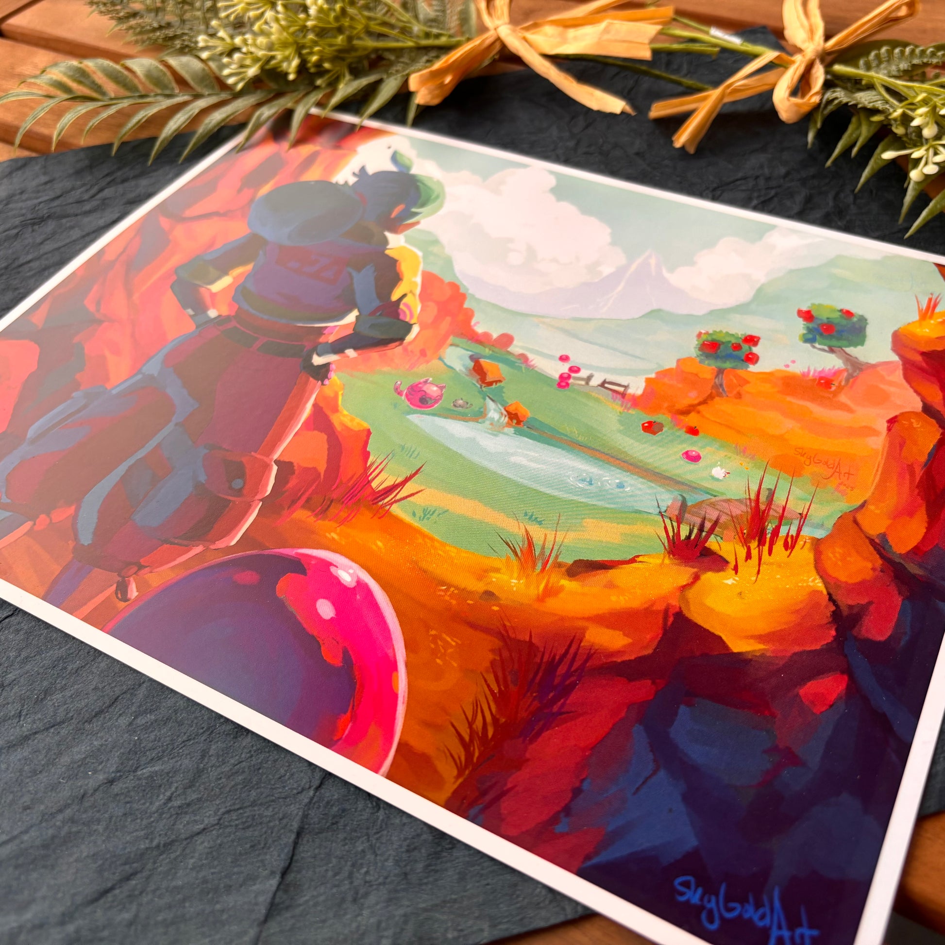 The far, far range | Slime Rancher Print