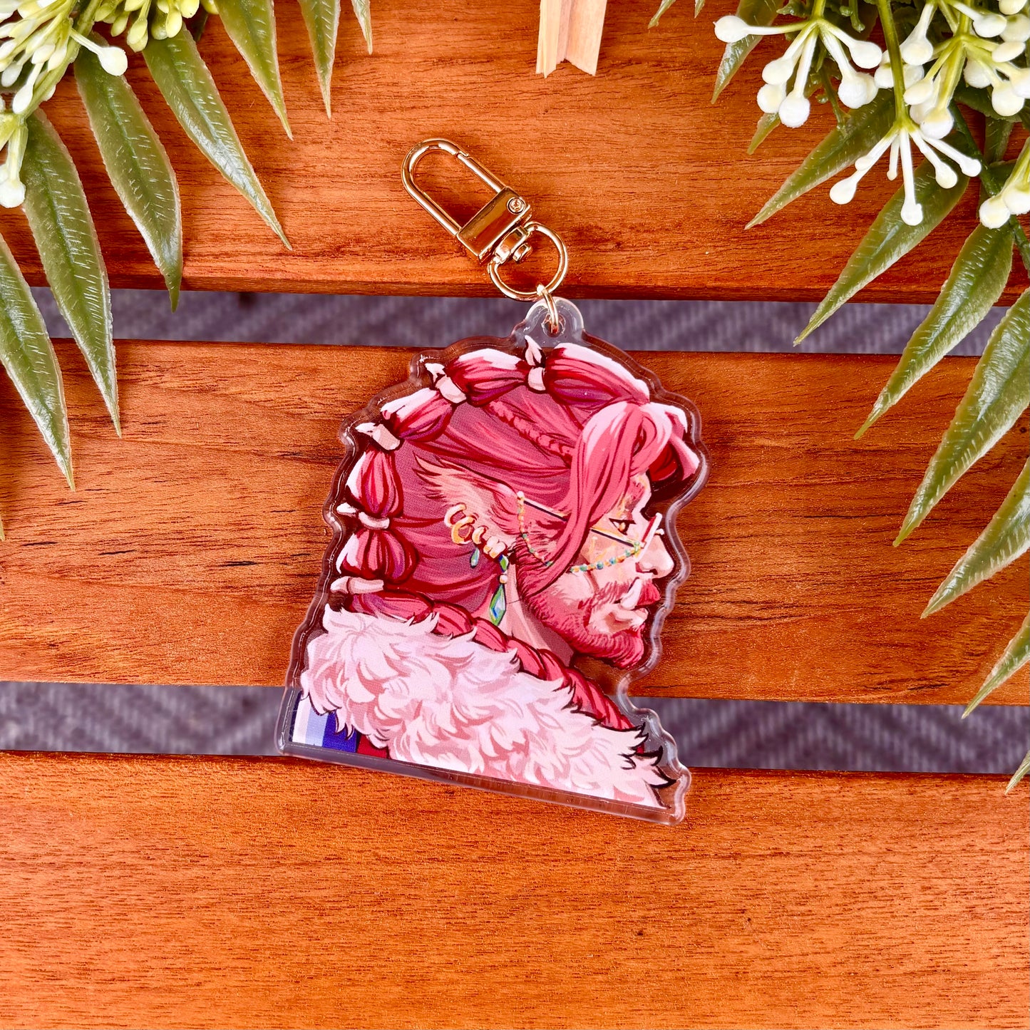 Acrylic DSMP Headshot Keychains | Tommy Tubbo Ranboo Technoblade Philza Dream
