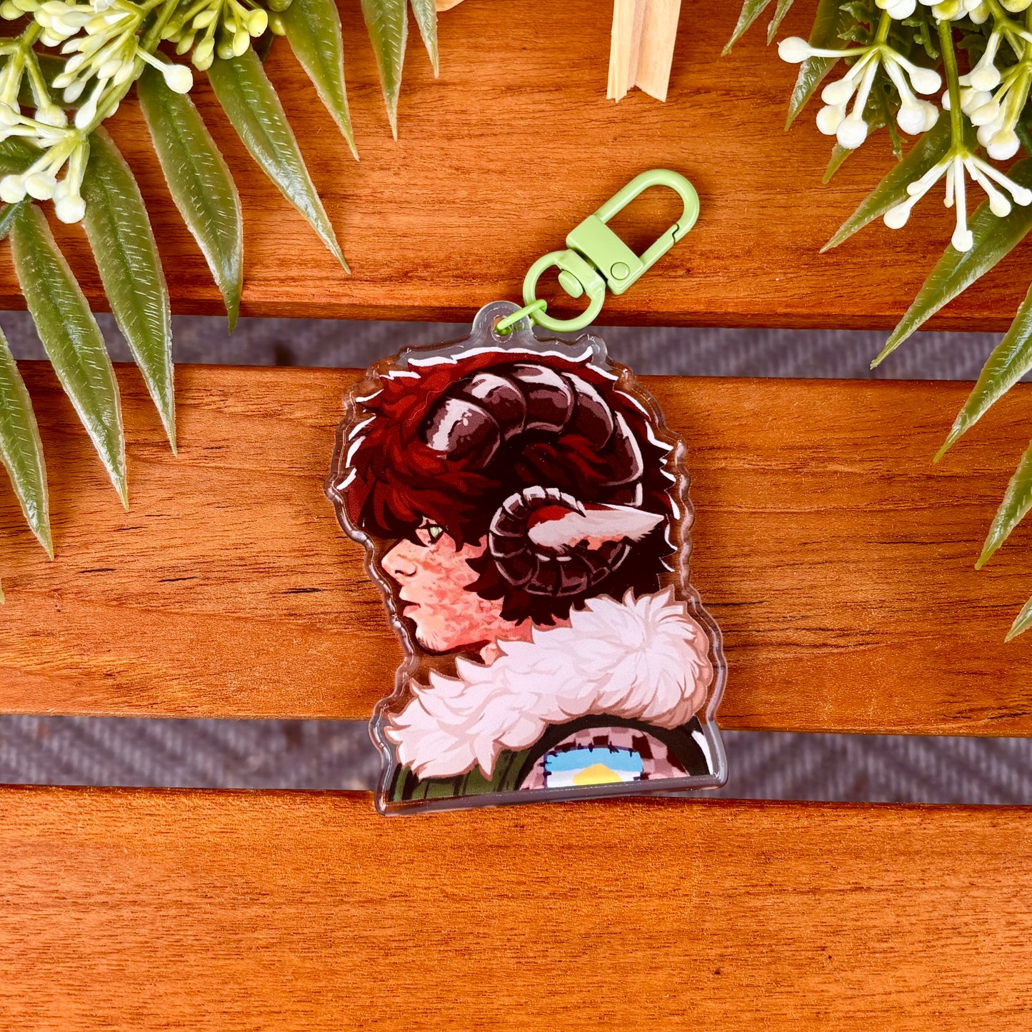 Acrylic DSMP Headshot Keychains | Tommy Tubbo Ranboo Technoblade Philza Dream