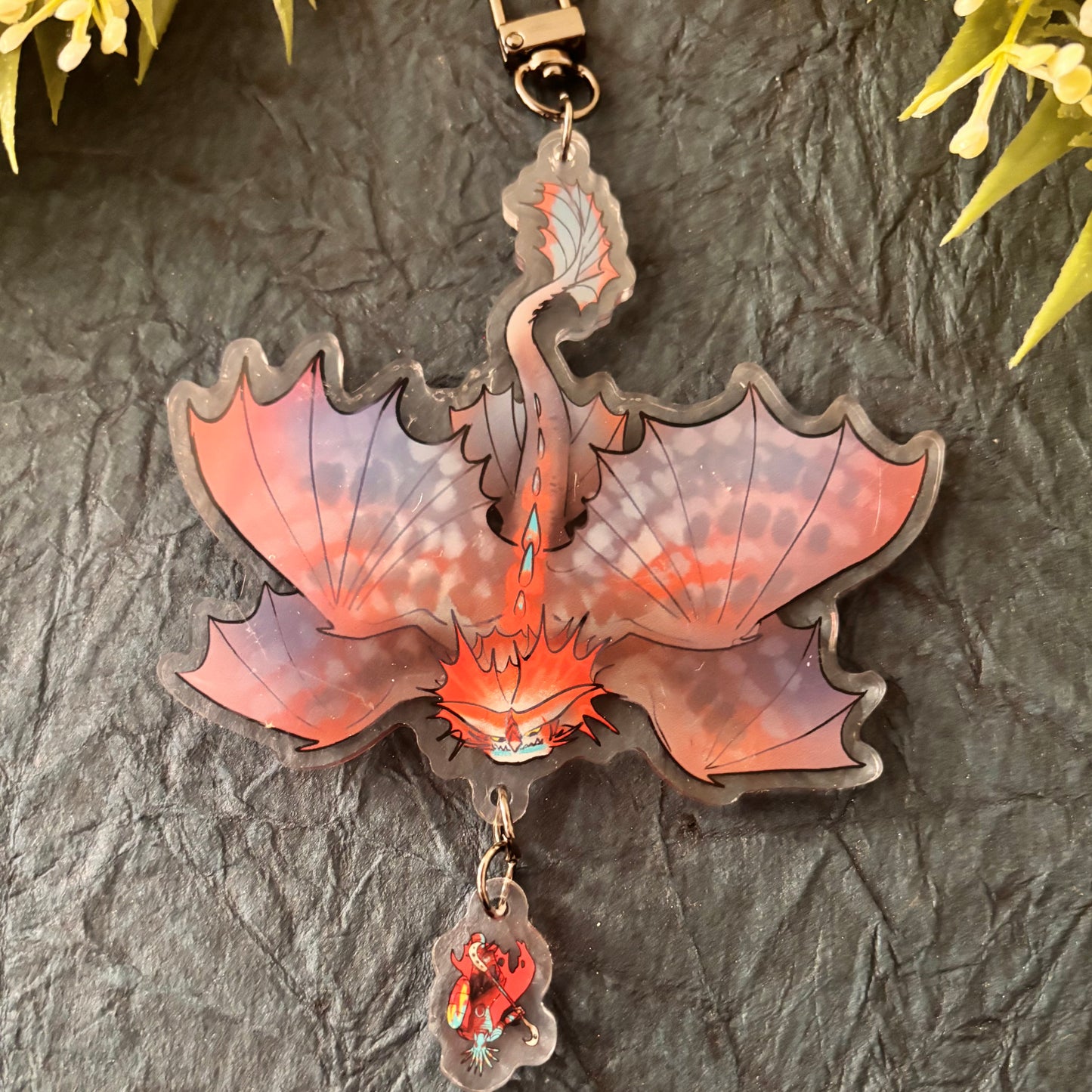 Dragon Training - Toothless, Stormfly, Hookfang, Meatlug, Barf and Belch, Cloudjumper- Keychain