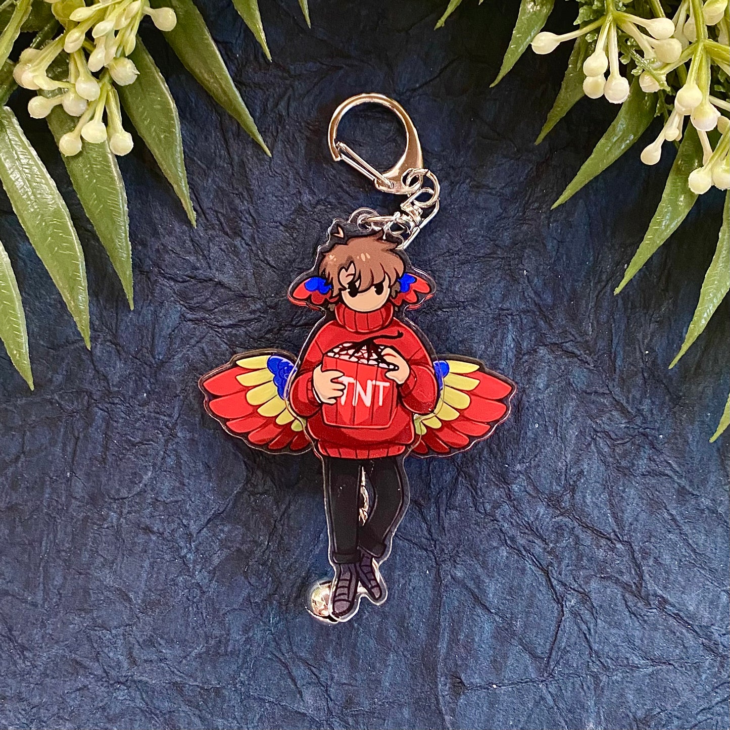 Grain | Angel Devil | Hawks | Vash | Philza - Flapping Acrylic Keychains Grain