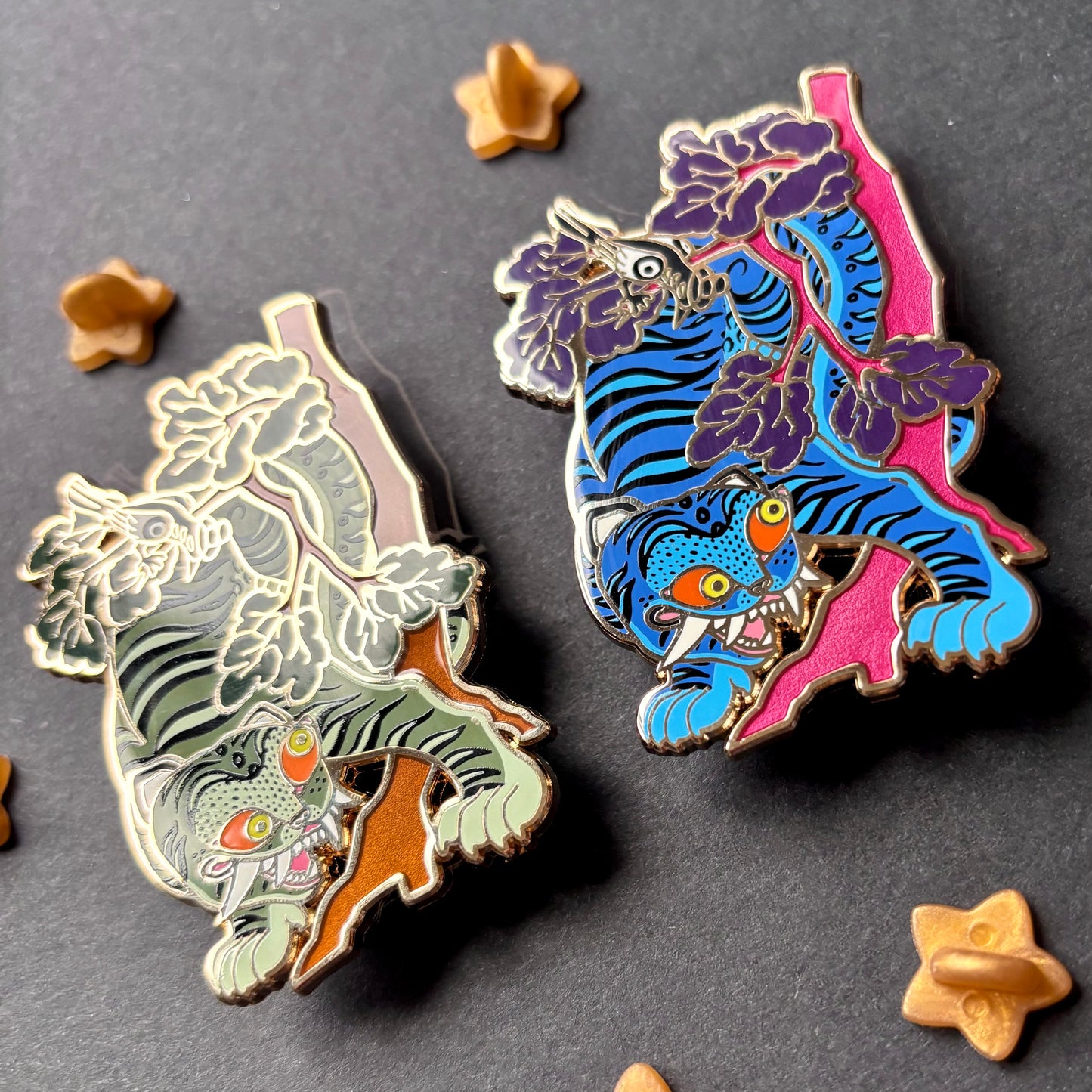 Blue Tiger Minhwa | Enamel Pin