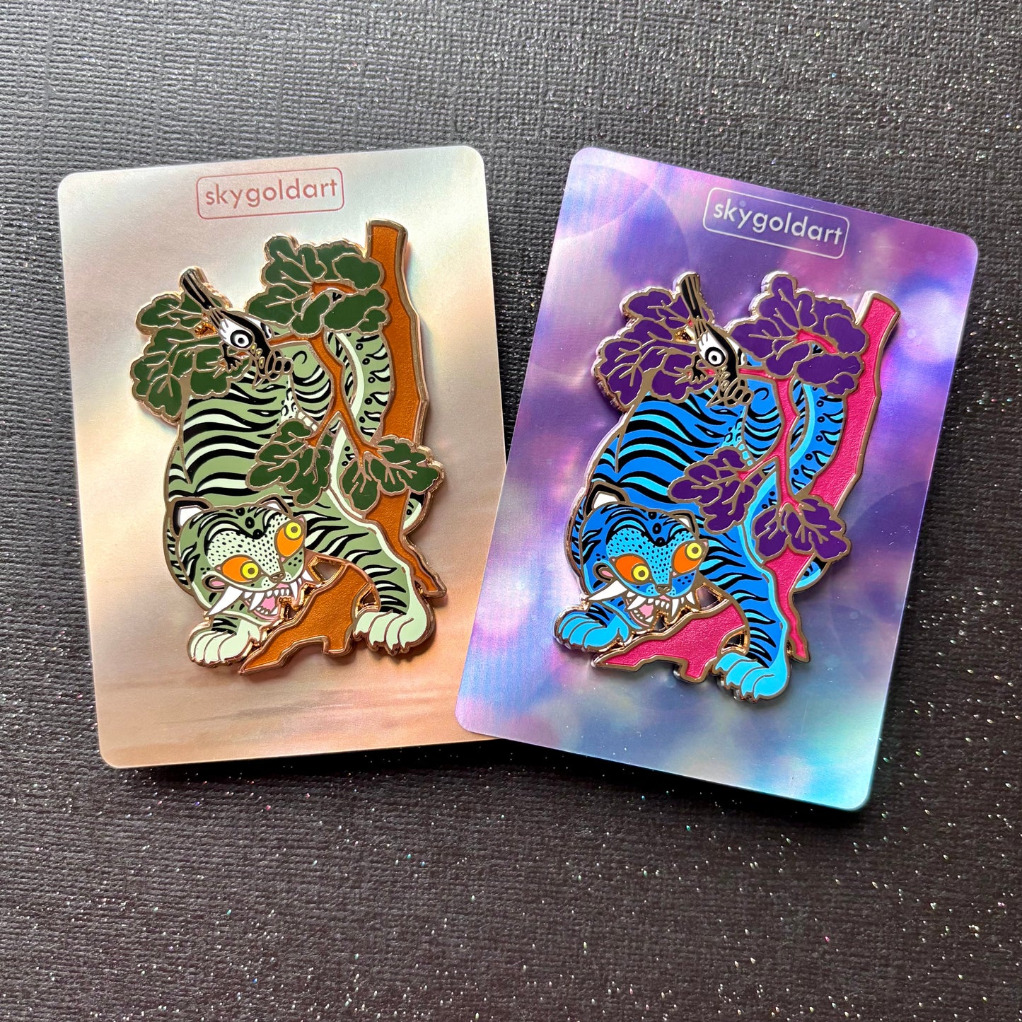 Blue Tiger Minhwa | Enamel Pin