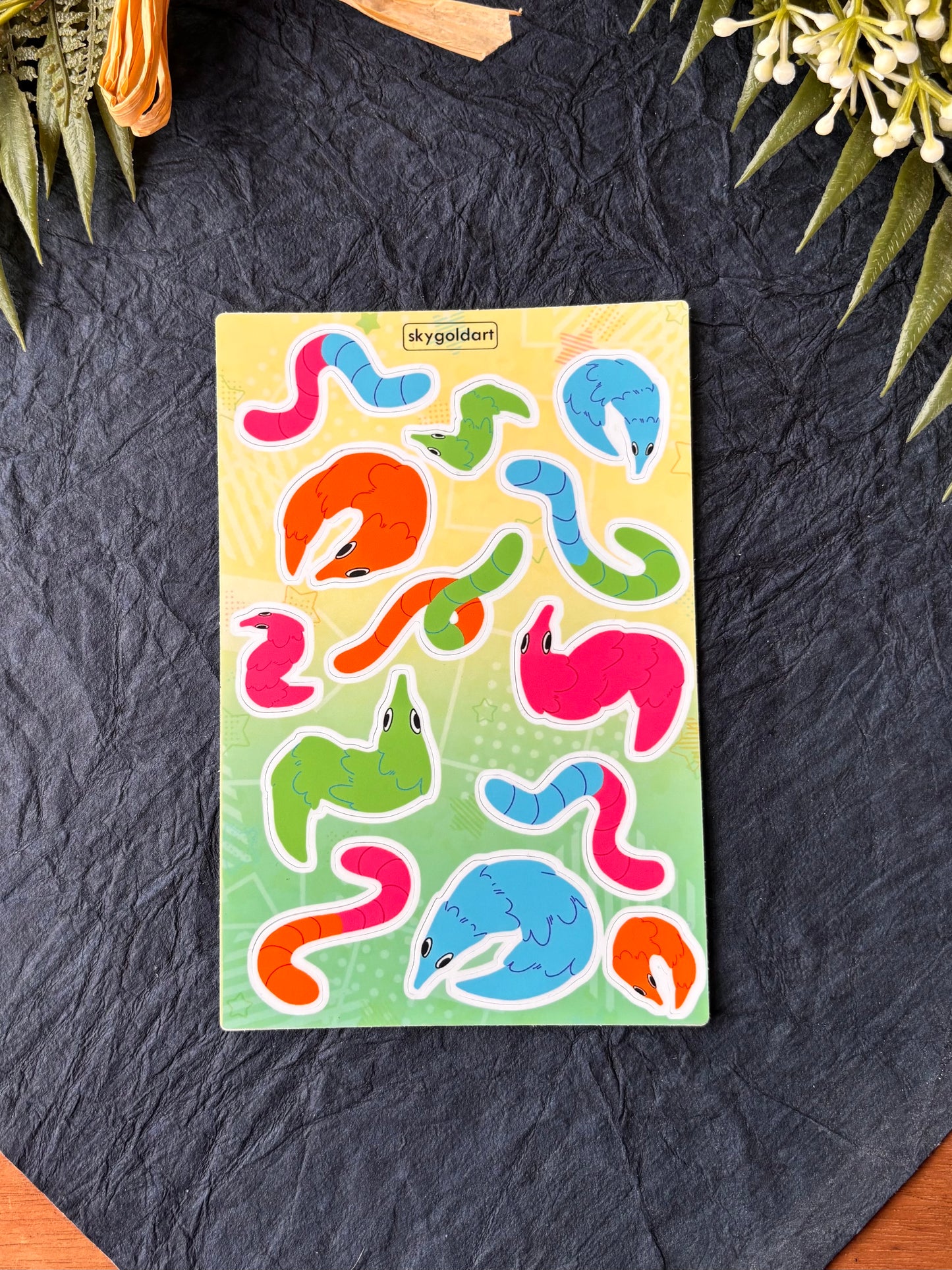 Silly Worms | Sticker Sheet