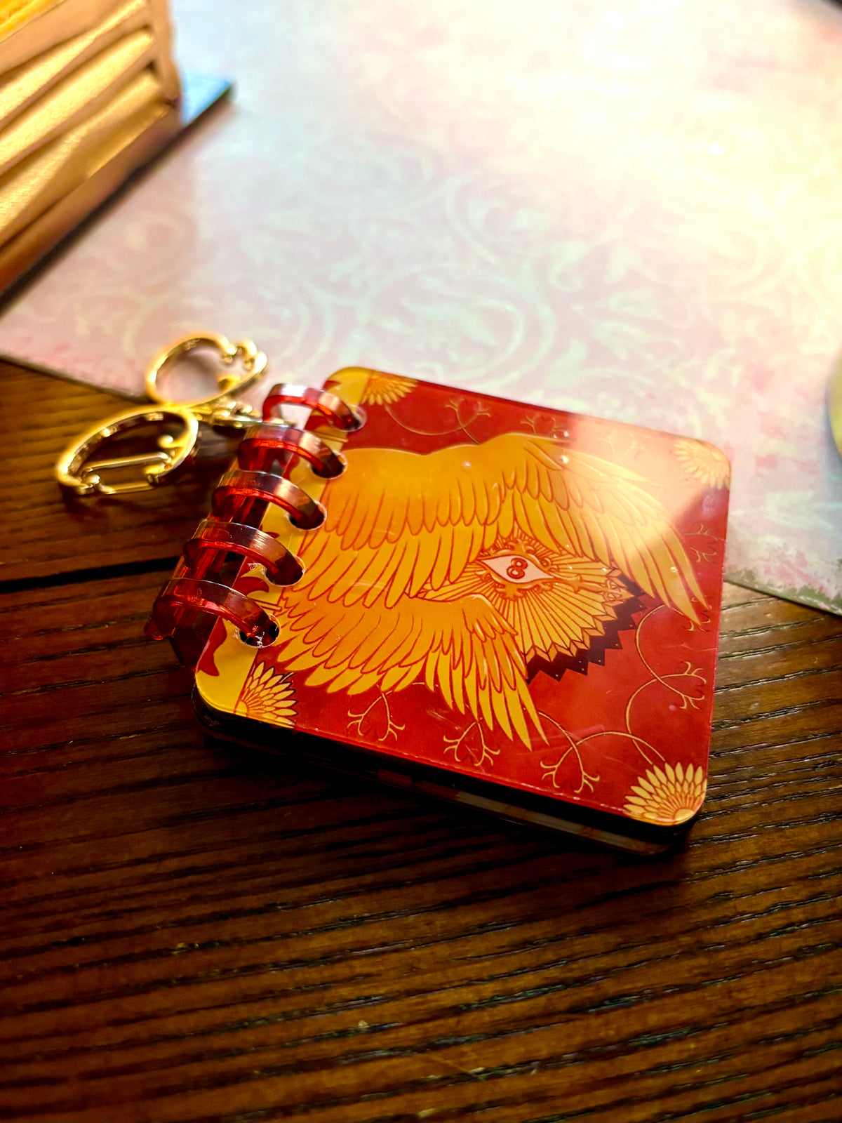 Thistle Book - Keychain