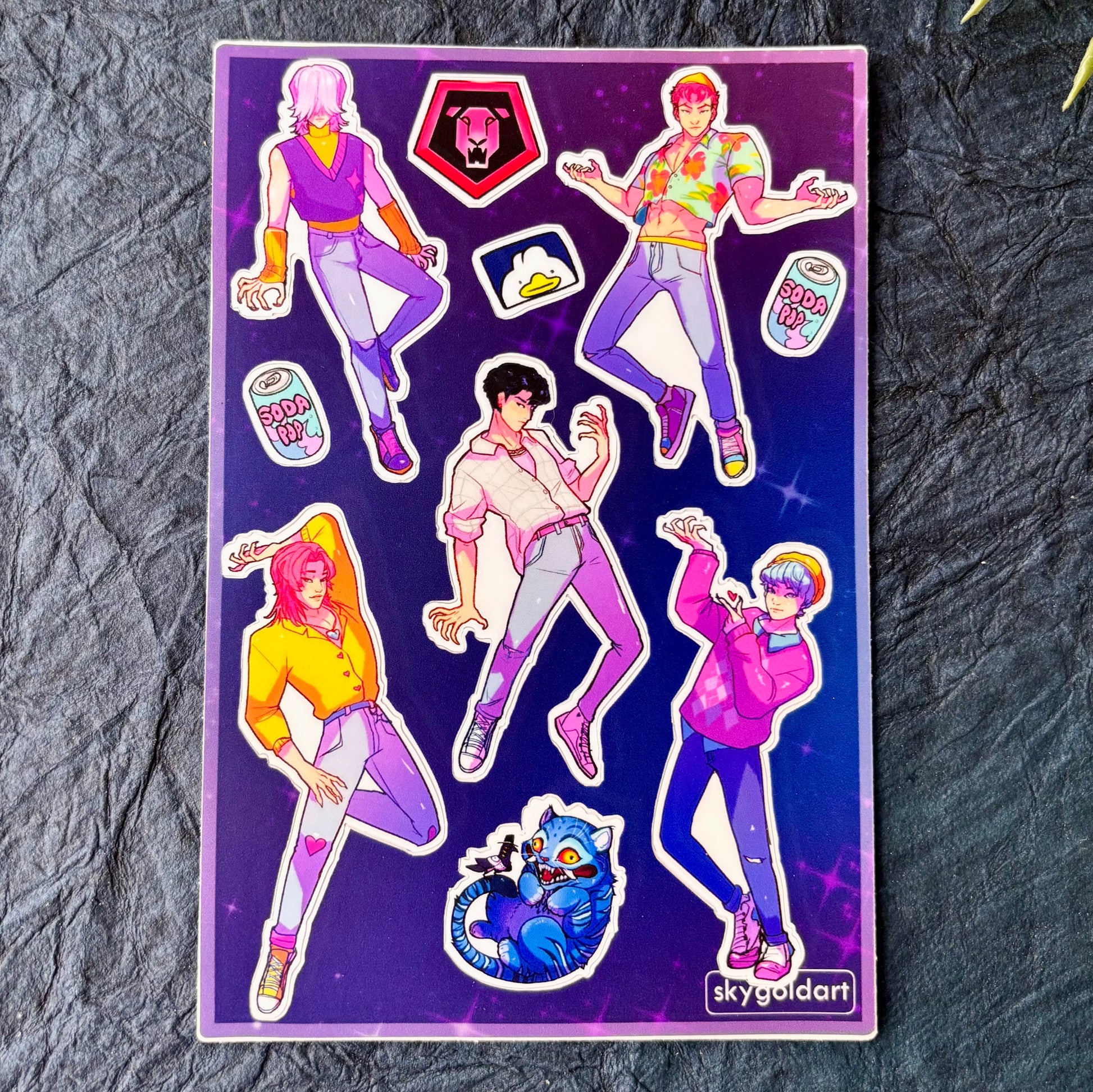 Kpop Demon Boys Idol Girls Hunters Tiger | Sticker Sheets Demons