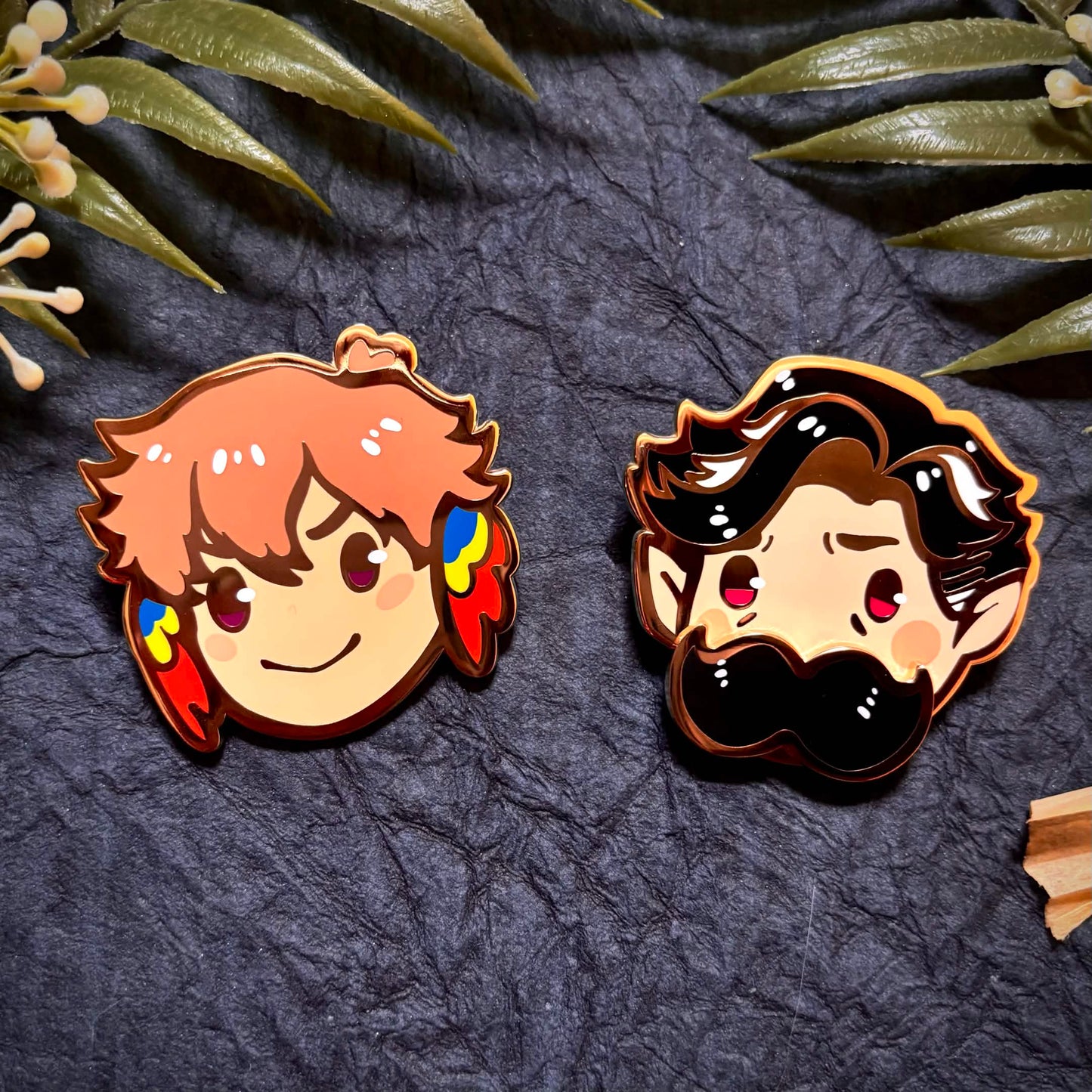 Mumbo AFK Magnet Enamel Pin Set