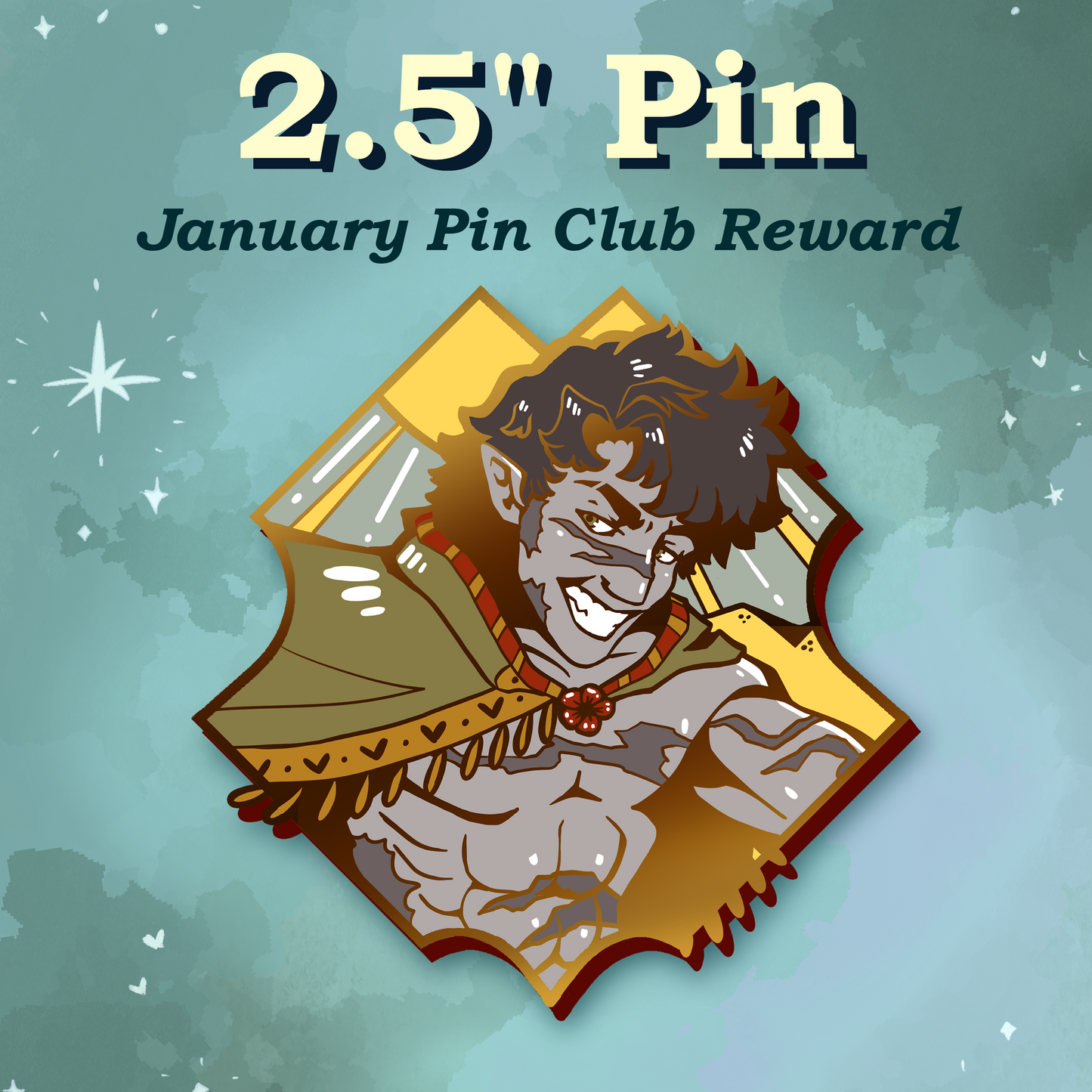 Pin Club Leftovers - January - 2.5"