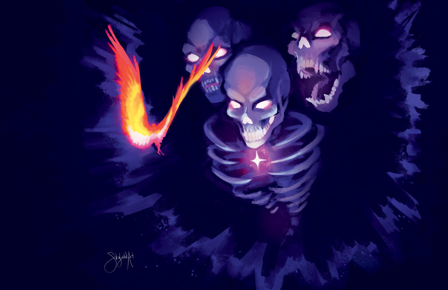 Wither Fire - Art Print
