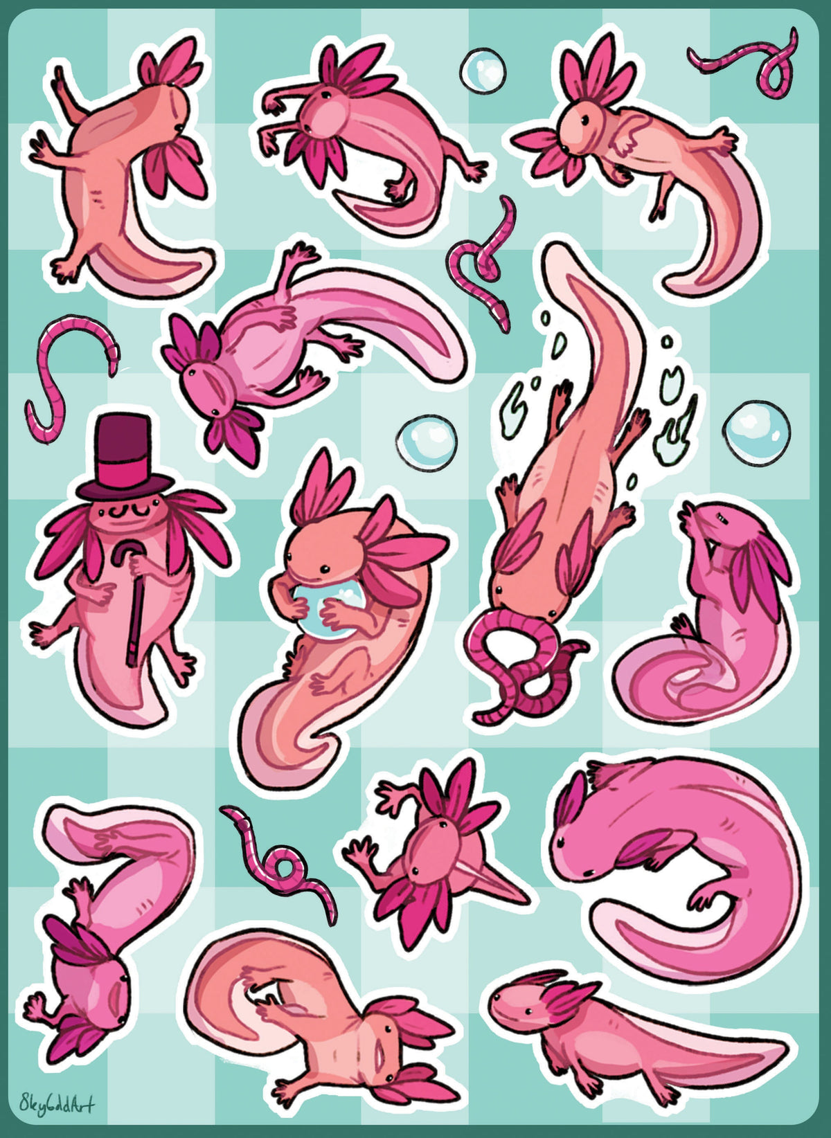 Animal Vinyl Sticker Sheets