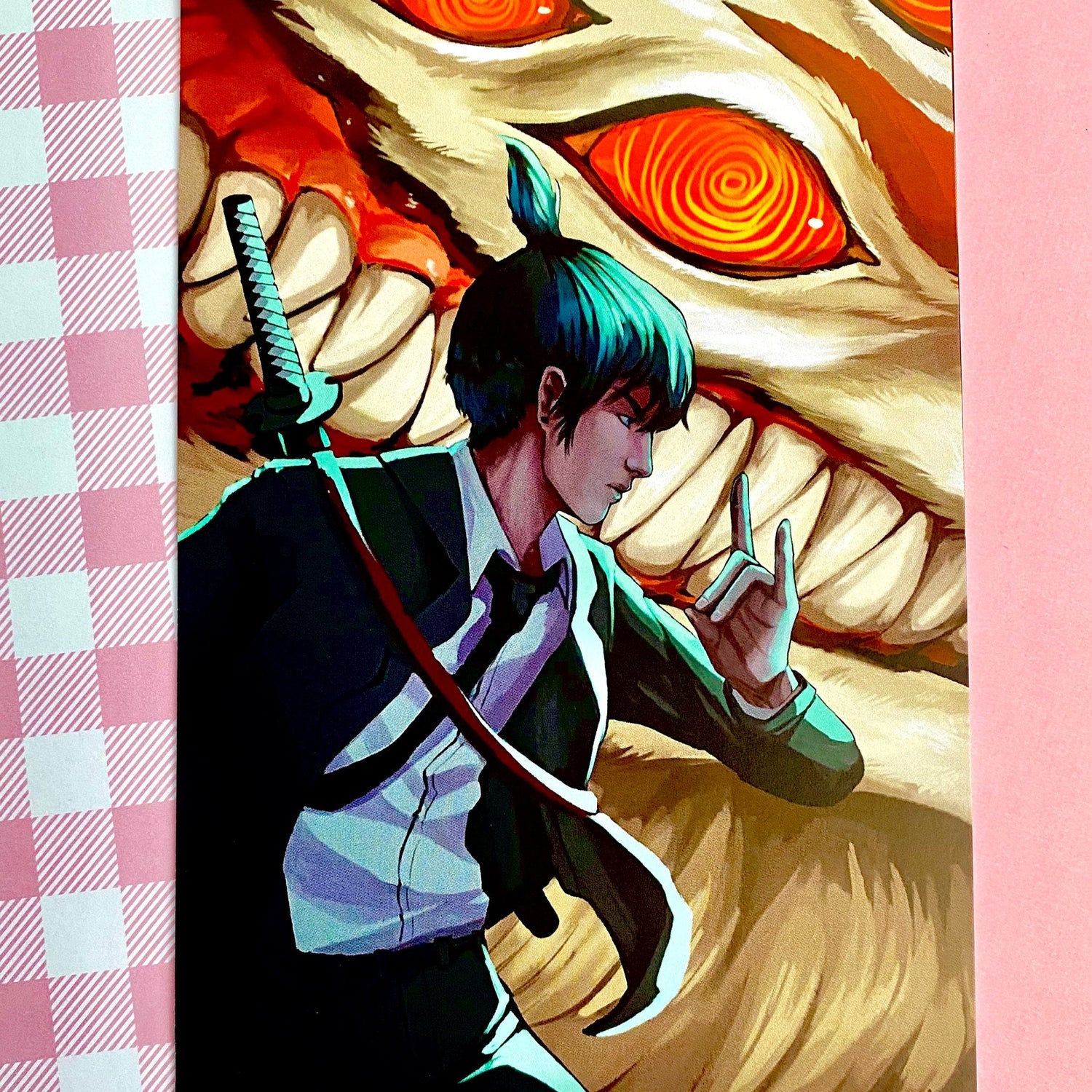 Aki and Kon - Art Print