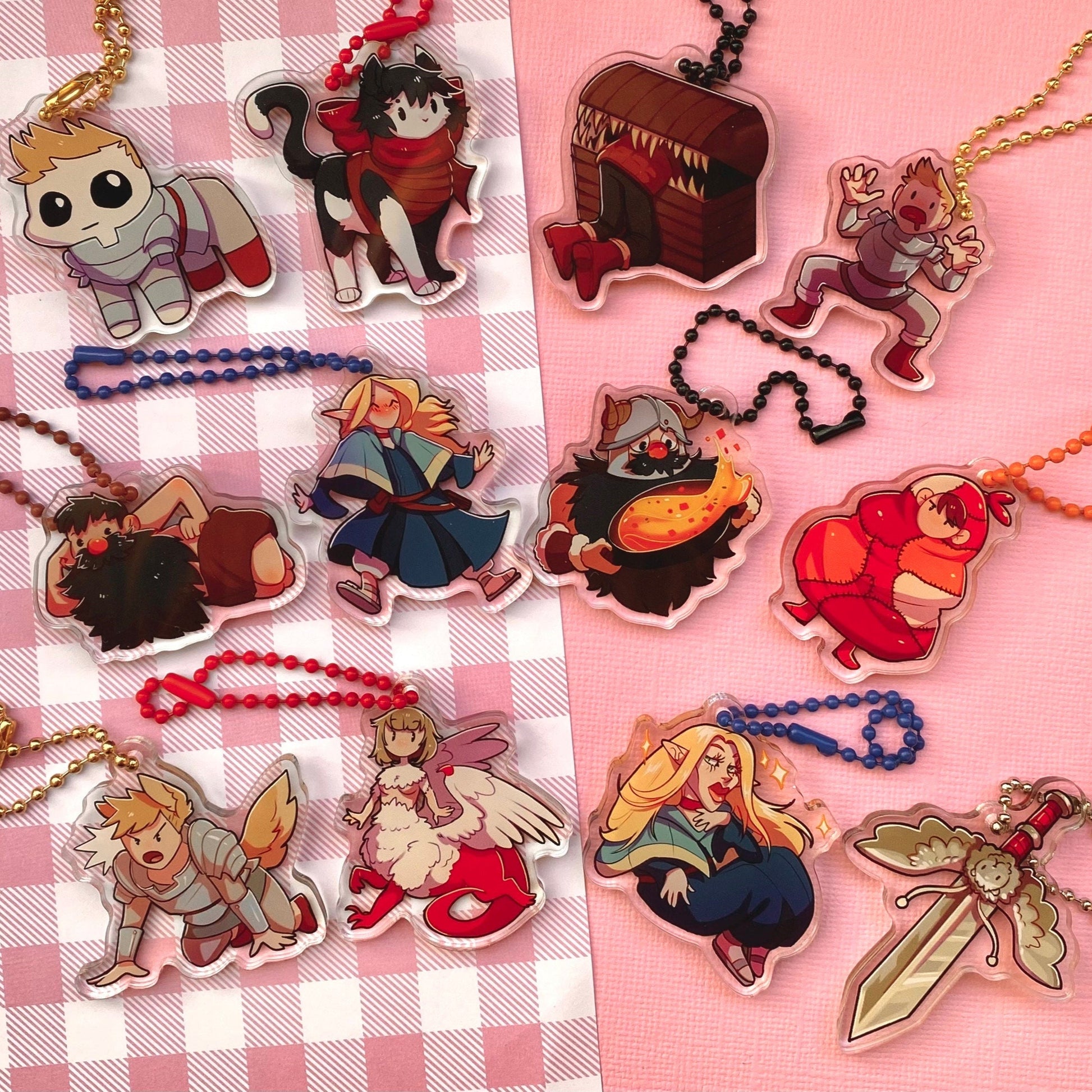 Dun Meshi Mini Phone Charm Keychains