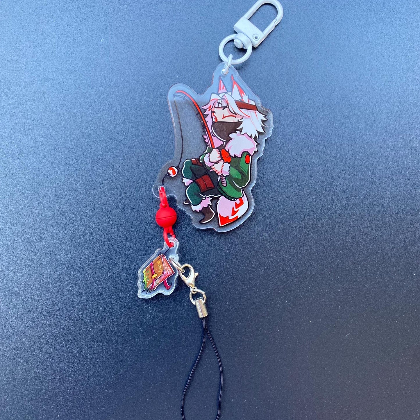 Fishing Hermits - Winterstar SkygoldArt Collab - Magnet Keychain