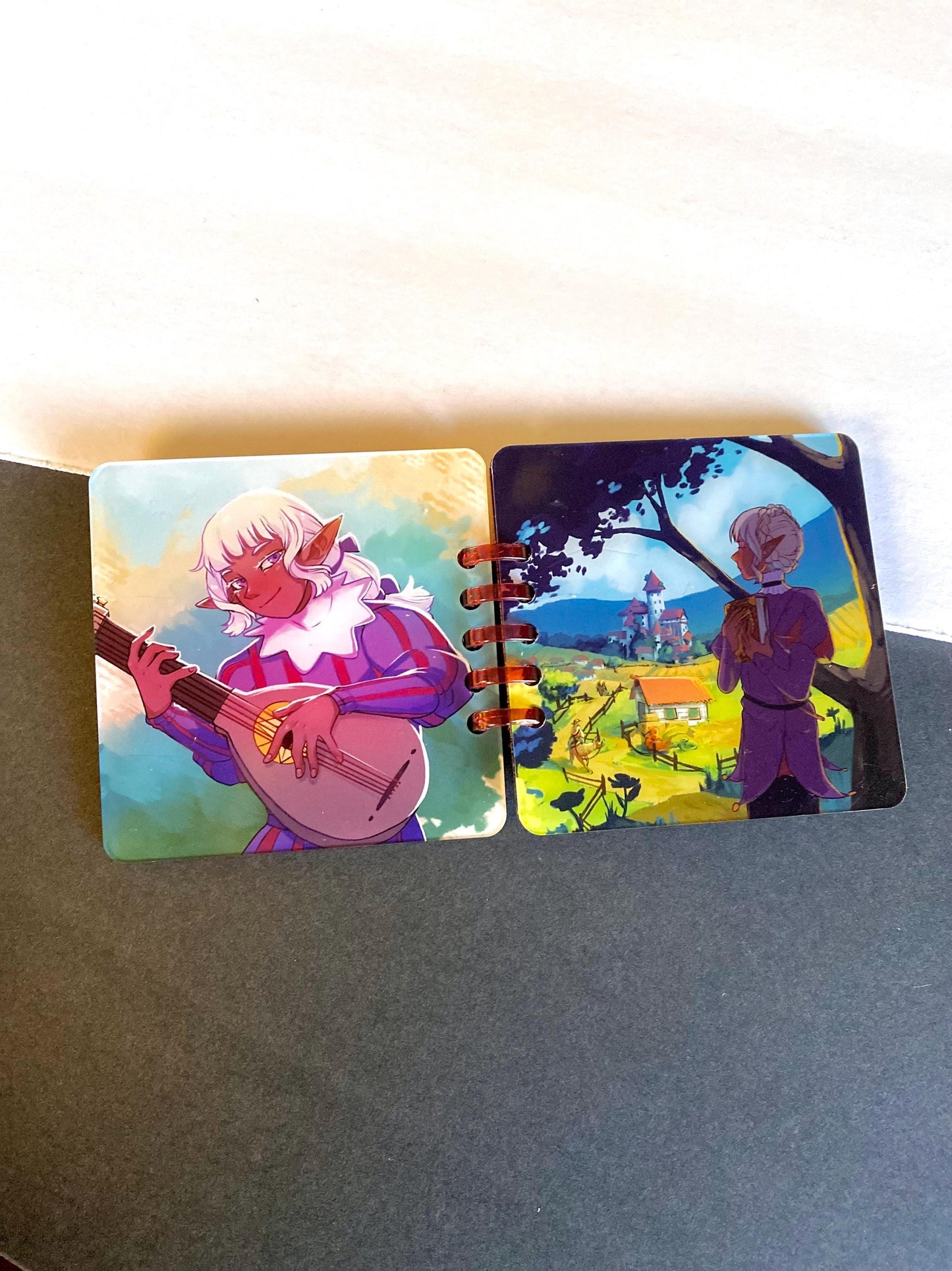 Thistle Book - Keychain